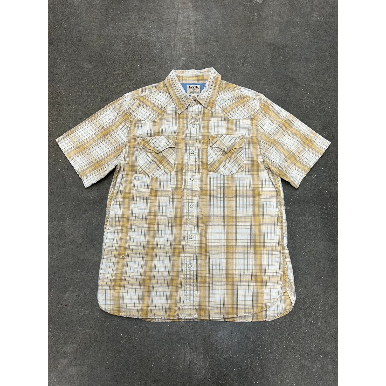 Levi's Vintage Western Levi's Button Snap Shirt Size US L / EU 52-54 / 3 - 1 Thumbnail