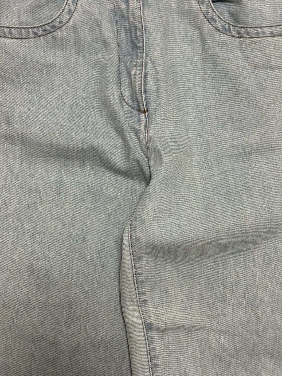 Prada PRADA Spring Summer 2017 Ostrich Feather Trim Denim Pants Size 24" / US 00 / IT 34 - 4 Thumbnail