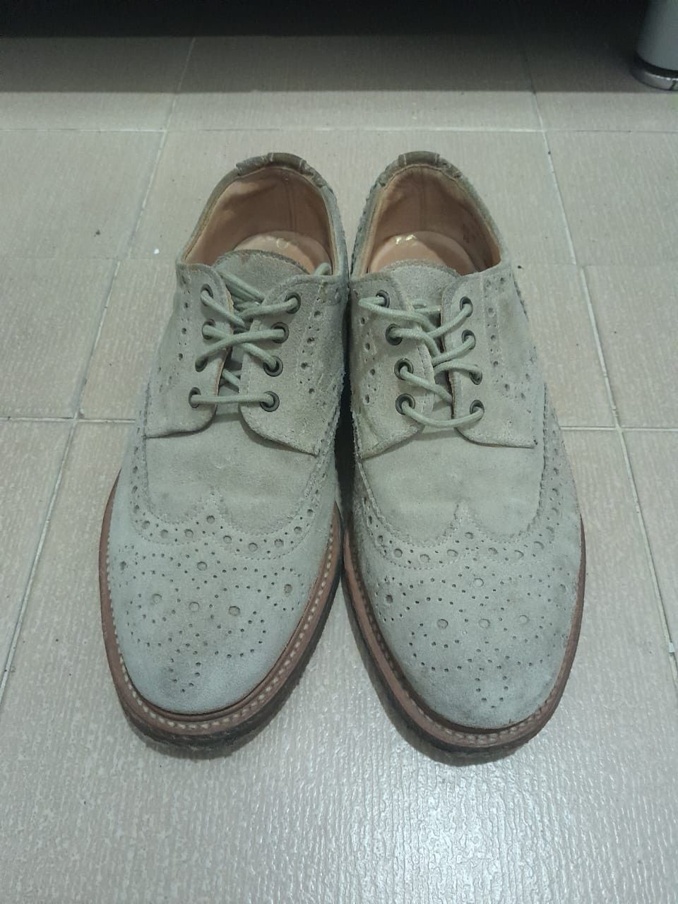 Designer × Sanders × Simple Shoes Sanders Oxford Brogue Shoes Size US 8 / EU 41 - 2 Thumbnail
