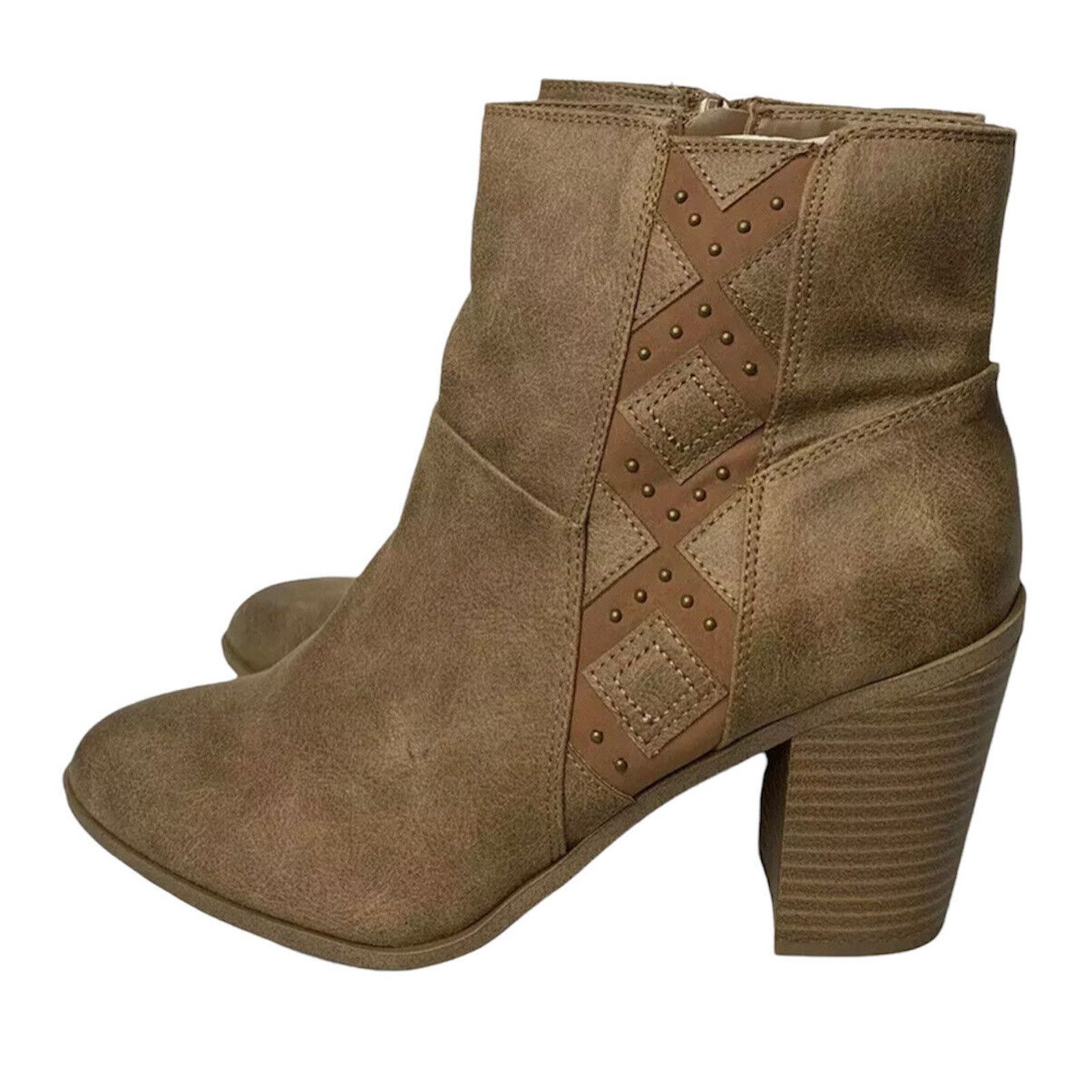 Other Fergalicious Fergie Garcia Tan Brown Ankle Booties 11 Size US 11 / IT 41 - 9 Thumbnail