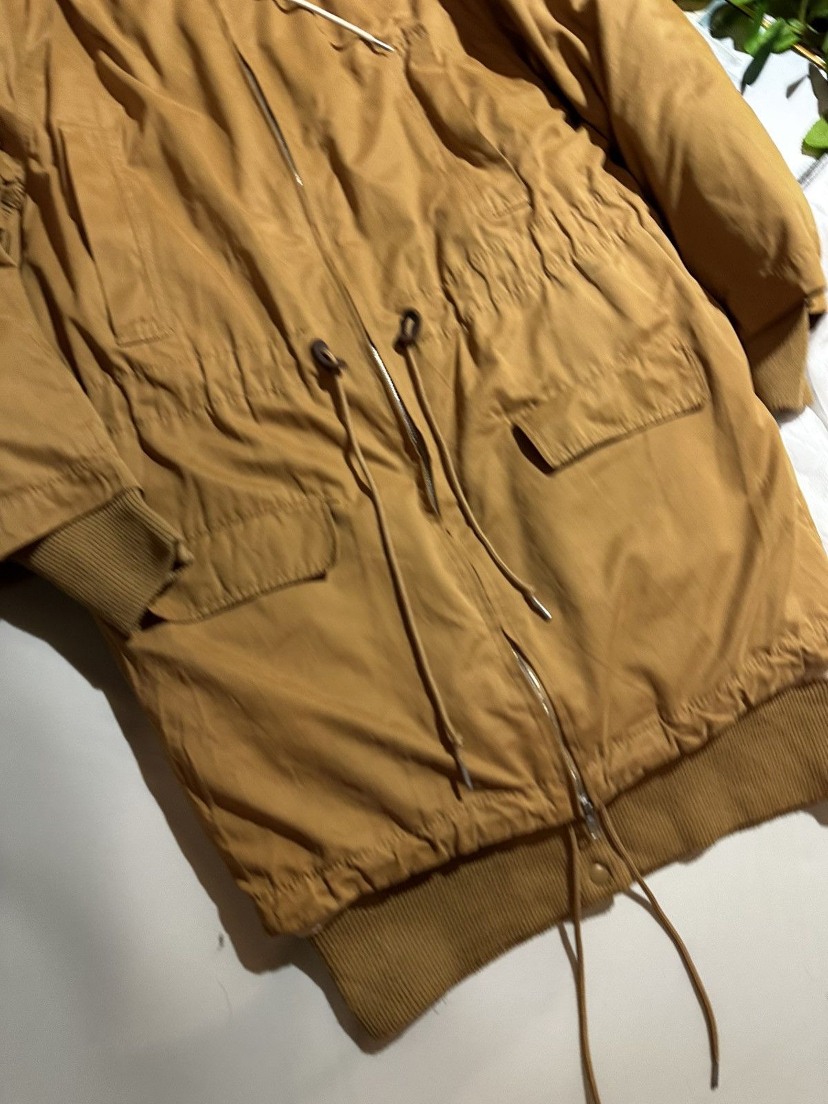 Acne Studios ACNE Tan Puffer Parka Coat Detachable HoodPaddedQuiltedLiner Size S / US 4 / IT 40 - 6 Thumbnail