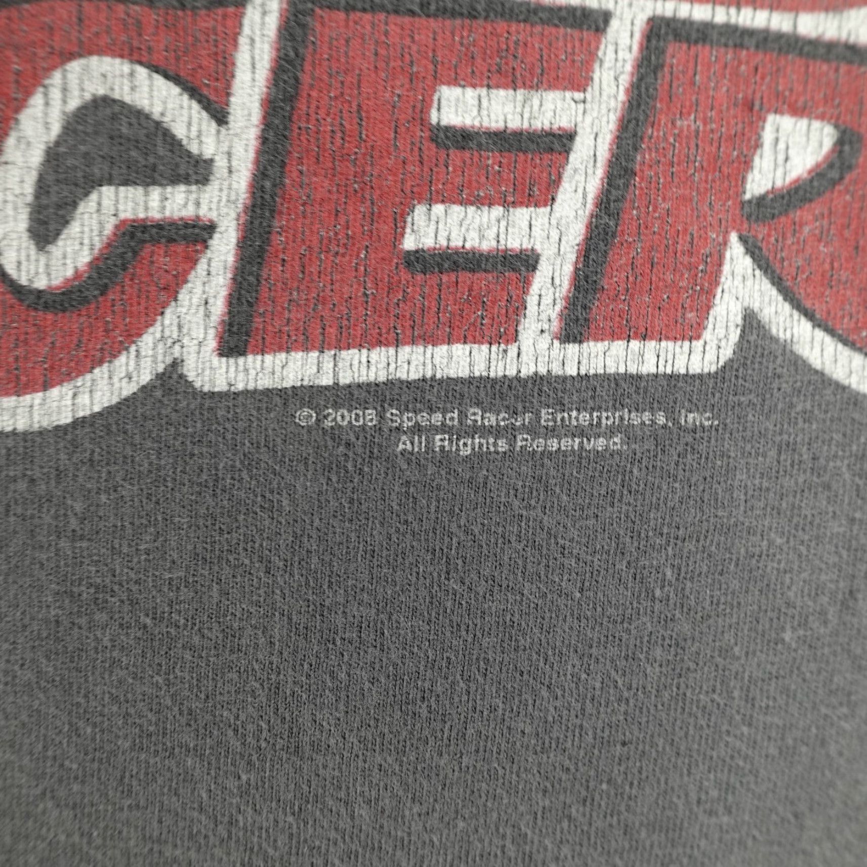 Speedo VINTAGE Speed Racer Shirt Mens Small Graphic Print Anime Racing Go Mifune 2008 Cotton T-Shirt Size US S / EU 44-46 / 1 - 4 Thumbnail