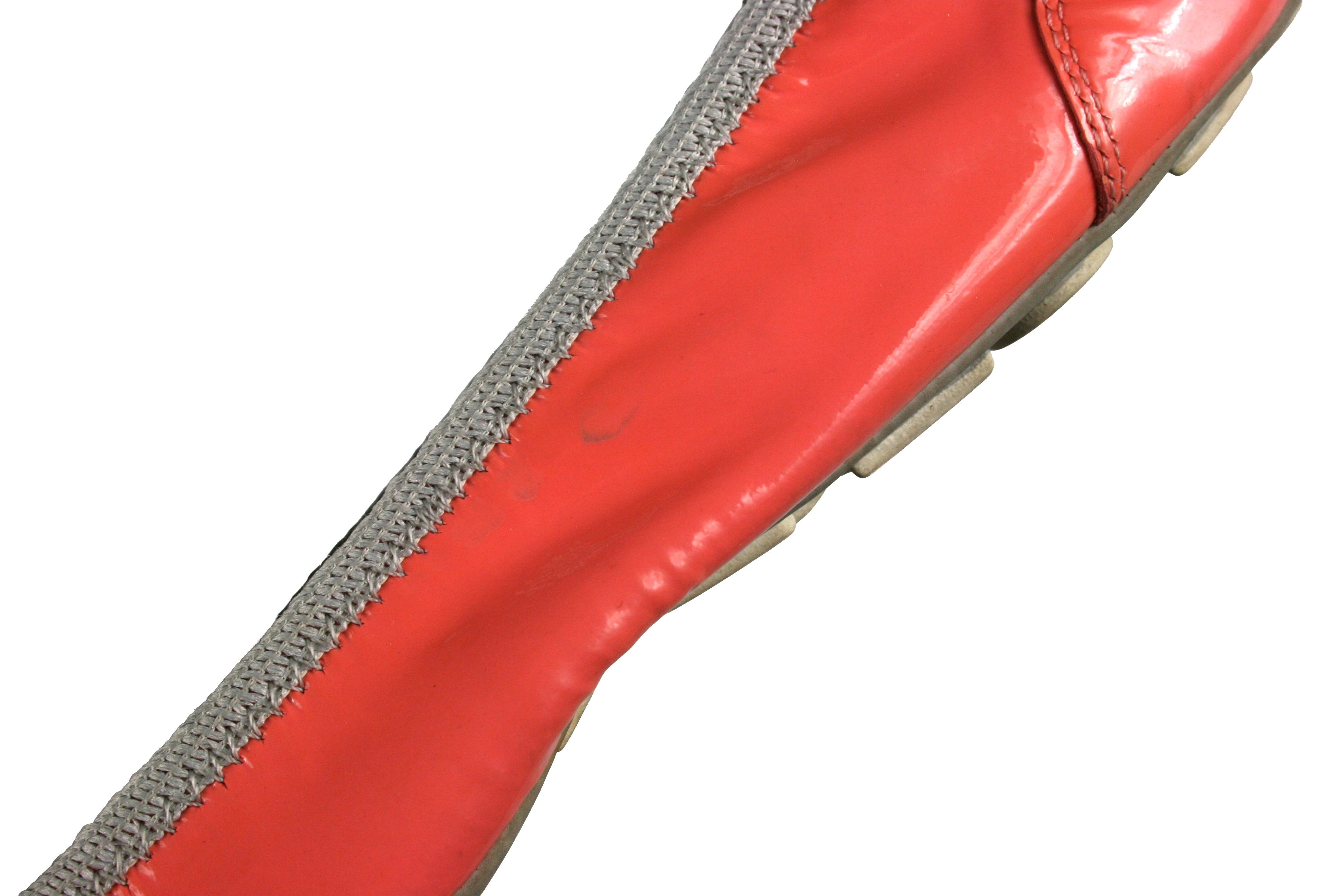 Prada 00S Logo Y2K Stretch Ballerinas Patent Leather Vintage Size US 7.5 / IT 37.5 - 9 Thumbnail