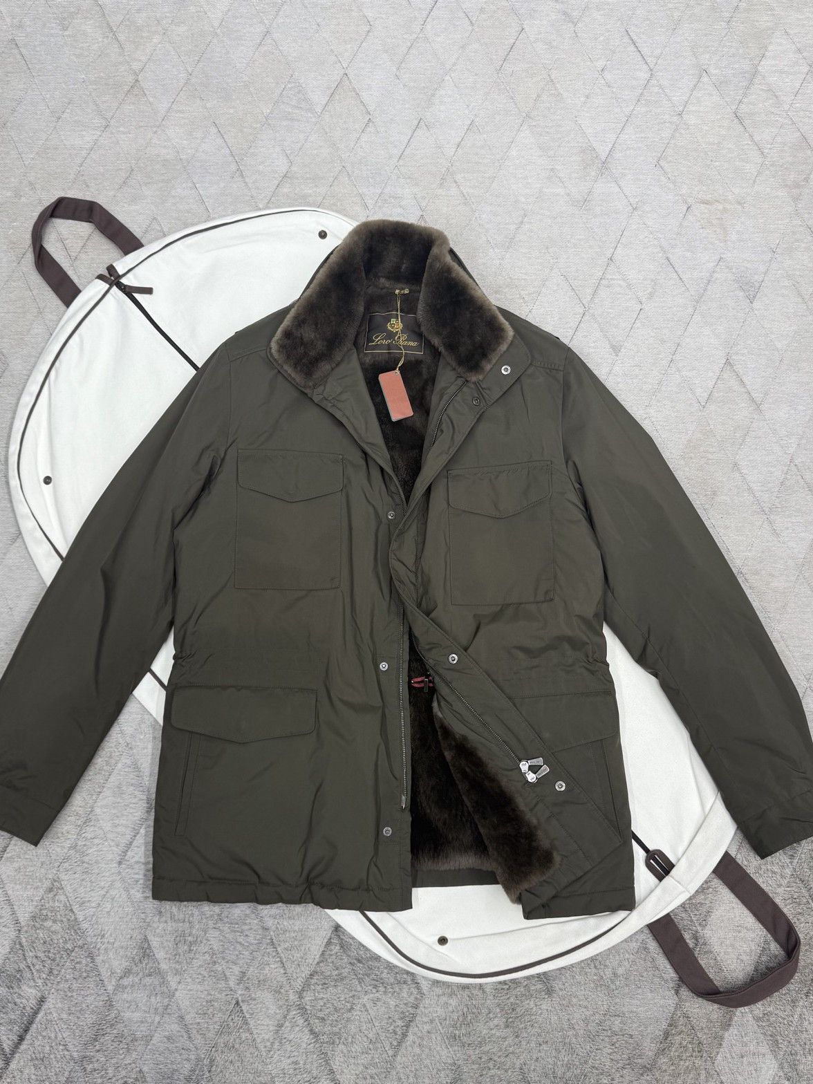 Loro Piana Loro Piana Fur Lined Field Jacket Size 52 Size US L / EU 52-54 / 3 - 1 Thumbnail
