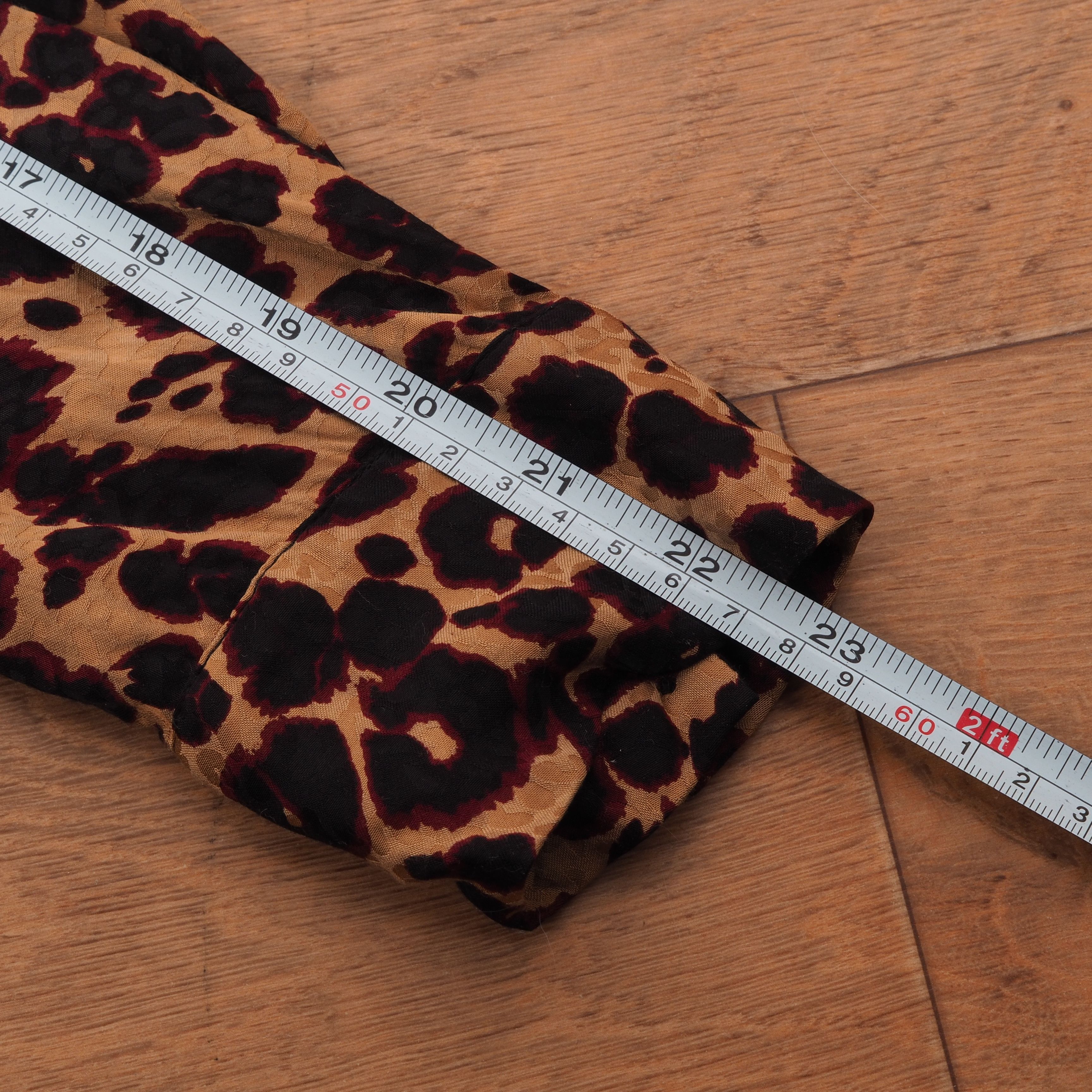 ba&sh Ba&sh Tim Animal Print Long Sleeve Blouse Shirt Size M / US 6-8 / IT 42-44 - 11 Thumbnail