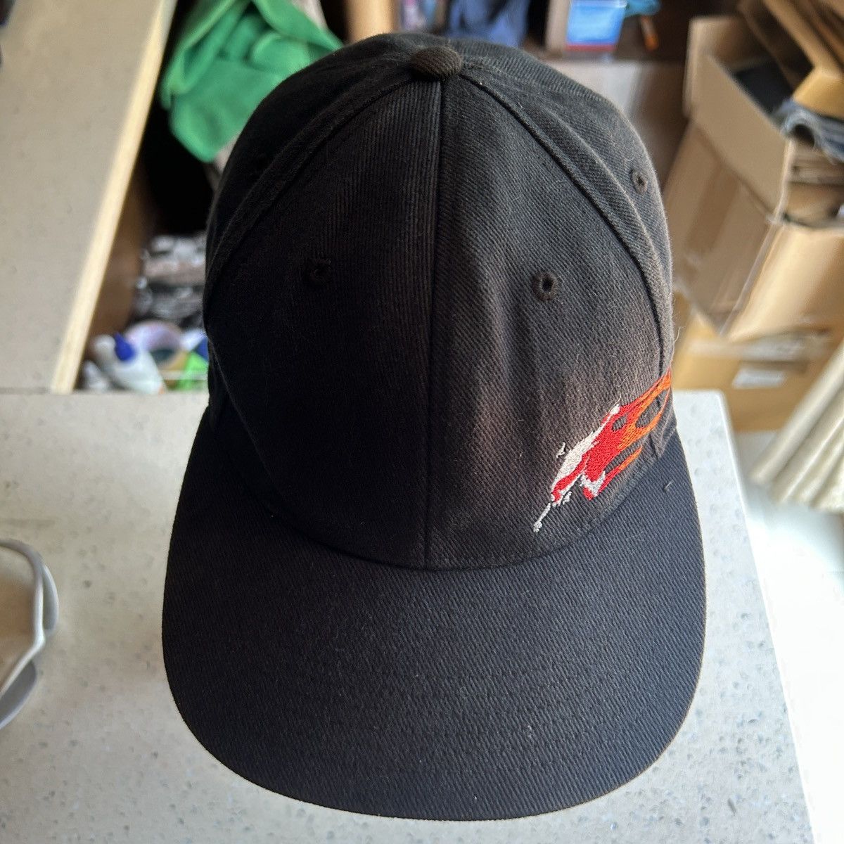 Oakley vintage Oakley Flame Skull cap (rare) Size ONE SIZE - 11 Thumbnail