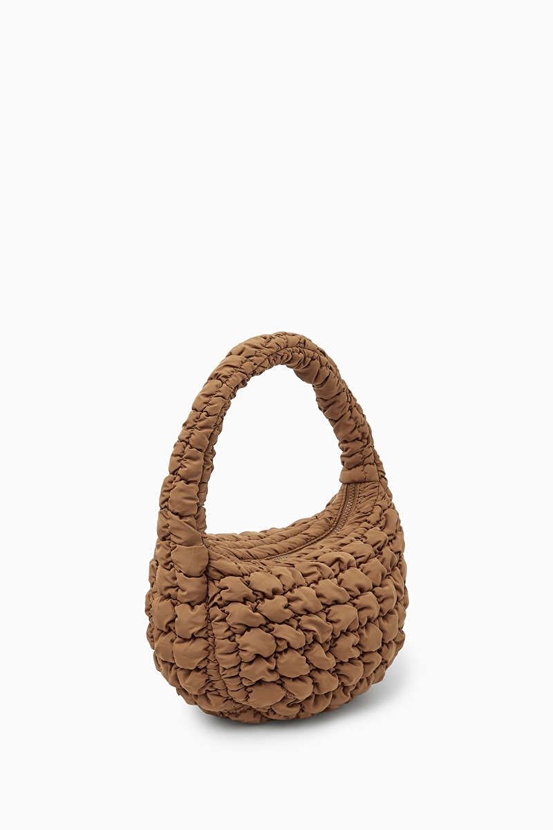 Cos Cos Black quilted cloud mini shoulder bag Size ONE SIZE - 2 Thumbnail