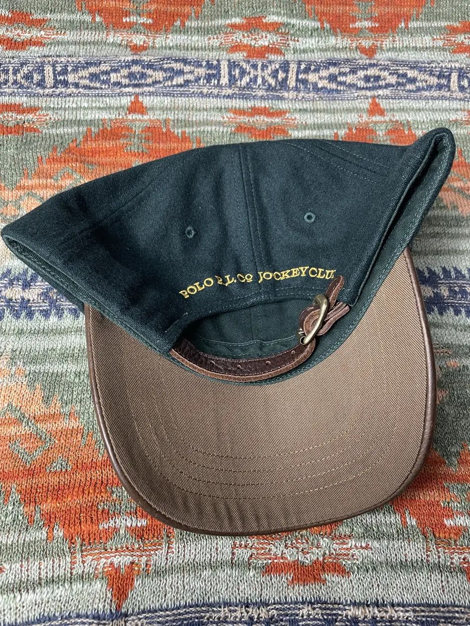 Polo Ralph Lauren Polo Ralph Lauren Rare Leather Baseball Hat cap Size ONE SIZE - 5 Thumbnail