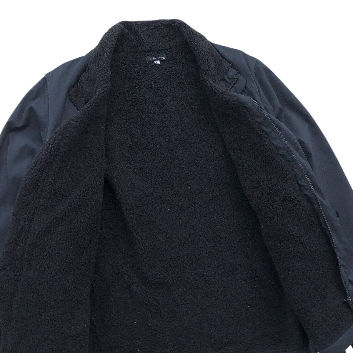 Y's Y's for living Lined Fleece Bomber Jacket Size L / US 10 / IT 46 - 8 Thumbnail