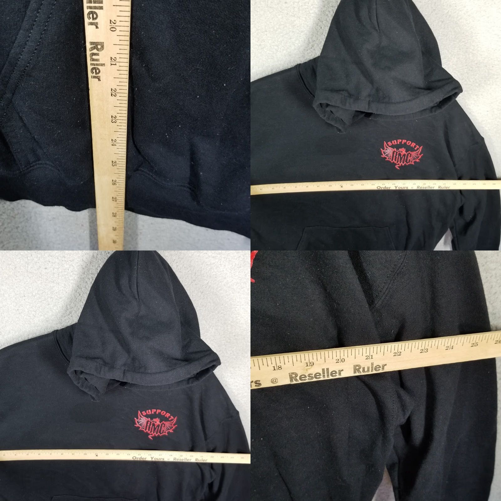Vintage VINTAGE USMC X JGSDF Dragon Hoodie Men Large Black Pullover, Anime Marine Gear, 90s-2000s Style Mens Size US L / EU 52-54 / 3 - 8 Thumbnail