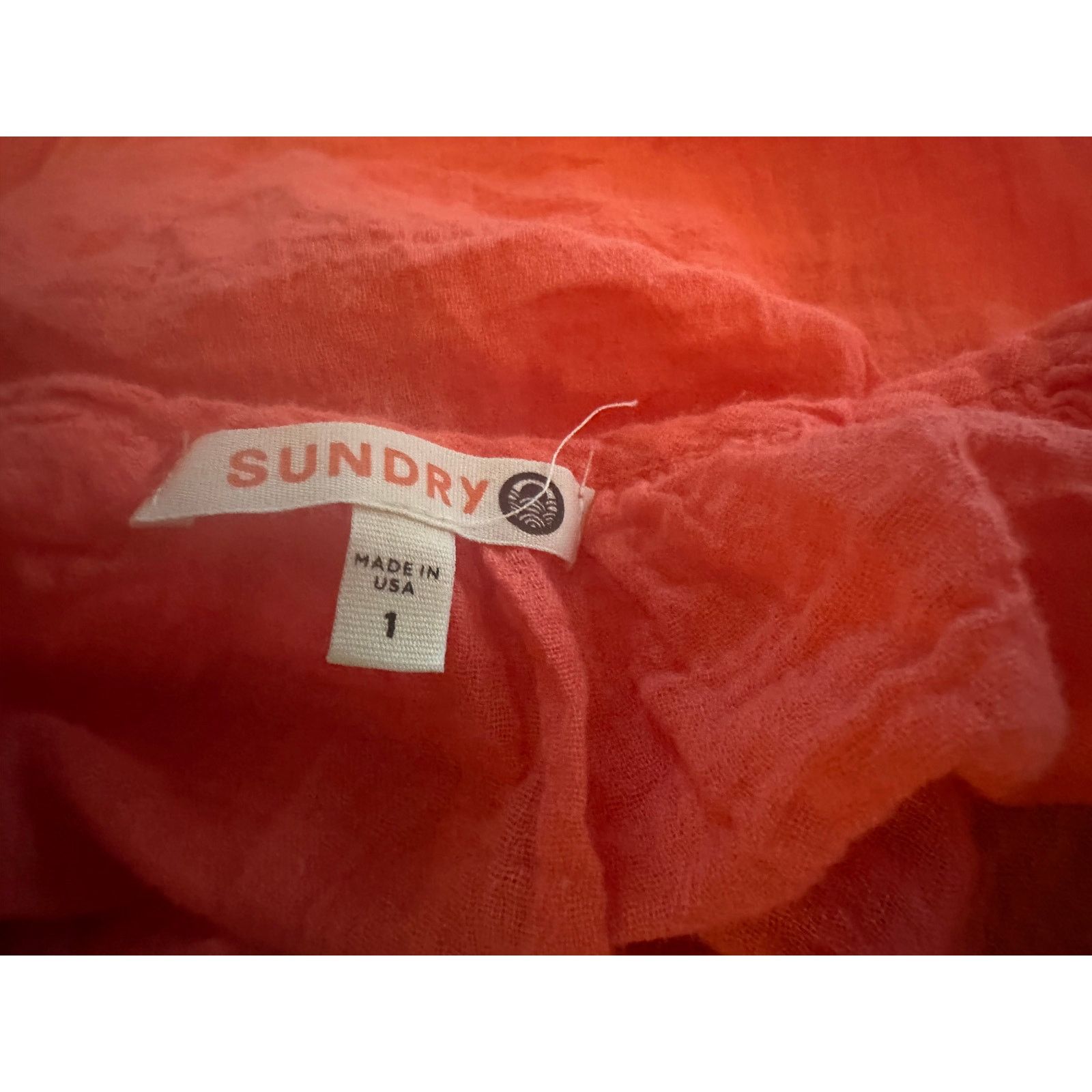 Sundry Sundry Coral Blouse, Size Small, NWOT Size S / US 4 / IT 40 - 5 Thumbnail