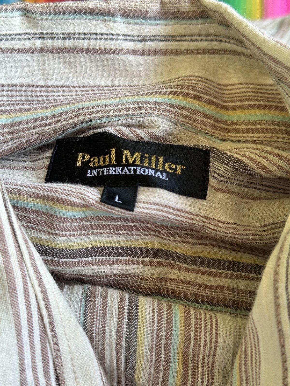 Japanese Brand Paul Miller Buttons Up Polos Tee 22x28 Size US M / EU 48-50 / 2 - 5 Thumbnail
