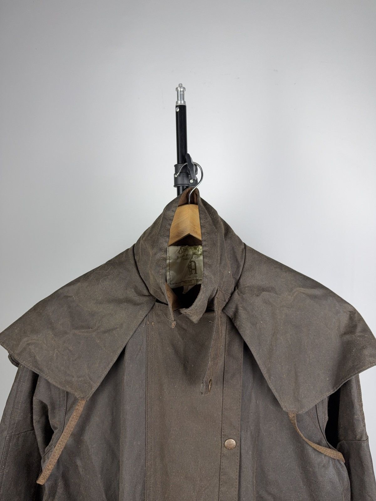 Vintage Vntg Driza-Bone Oilskin Riding Coat Australian Waxed Duster Size US M / EU 48-50 / 2 - 4 Thumbnail