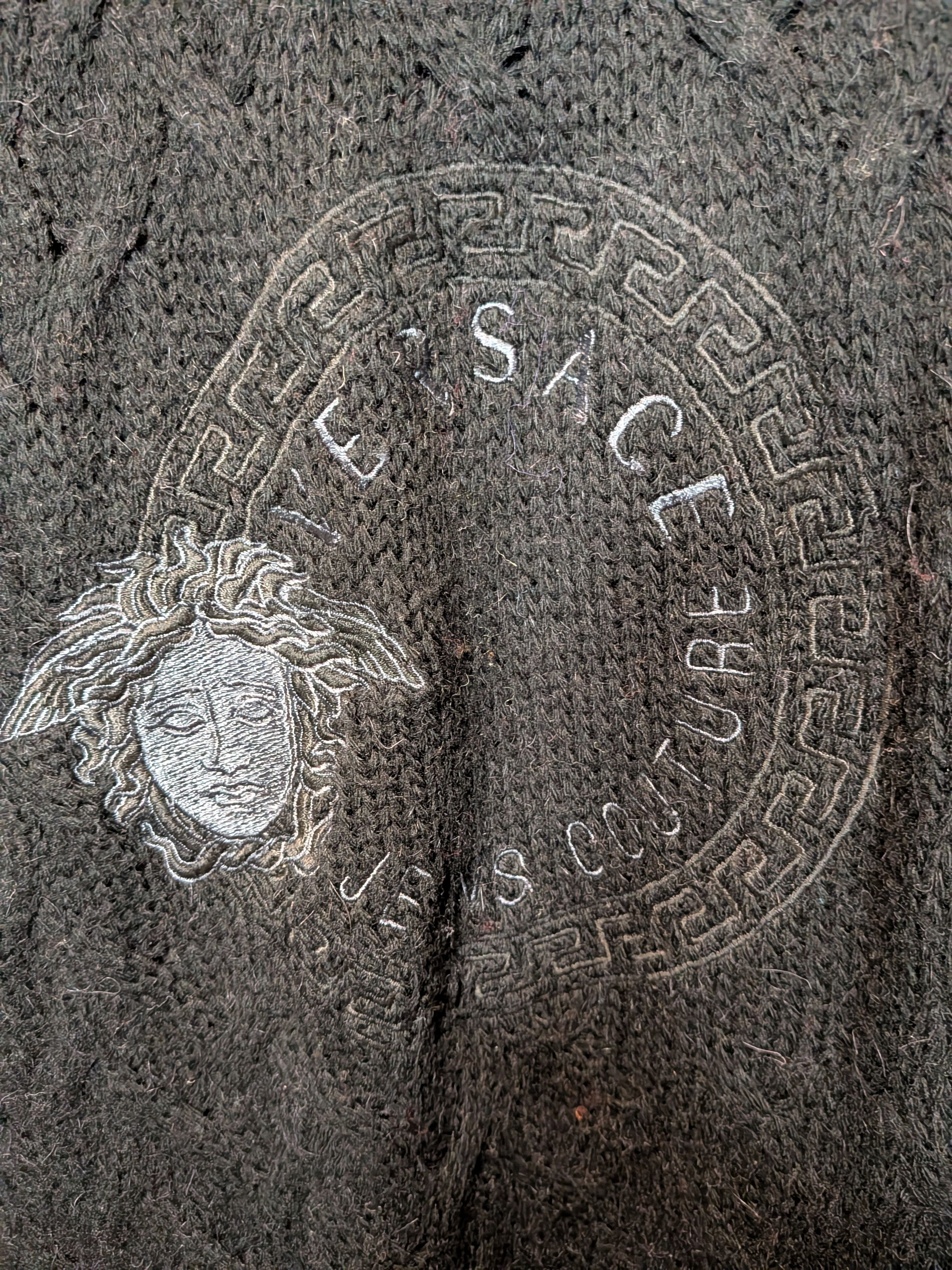 Versace Versace Roll Neck Knitted Sweater Size L / US 10 / IT 46 - 2 Thumbnail