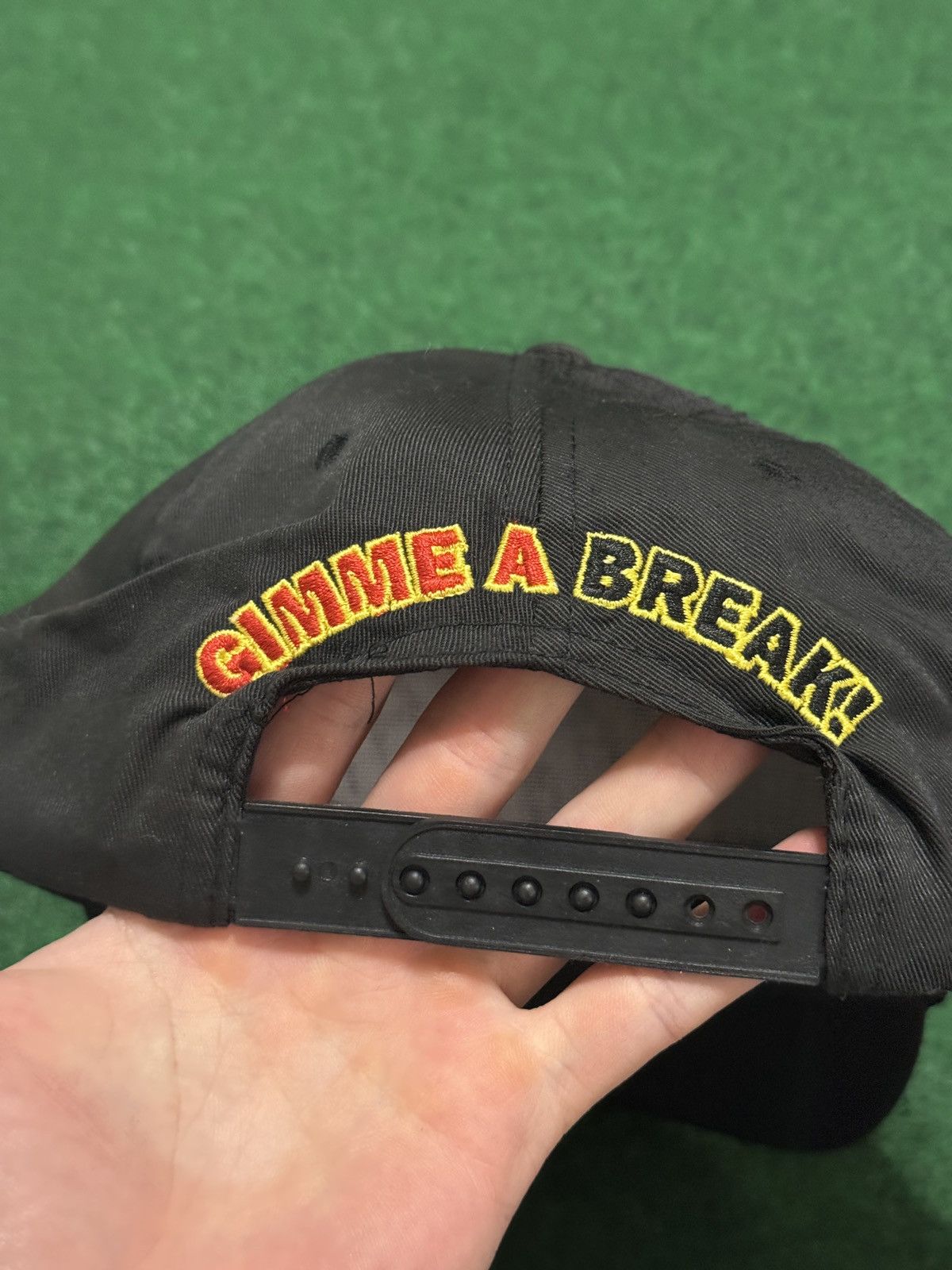 Vintage Kit Kat Gimme A Break Candy Chocolate Snapback Cap Hat Size ONE SIZE - 7 Thumbnail