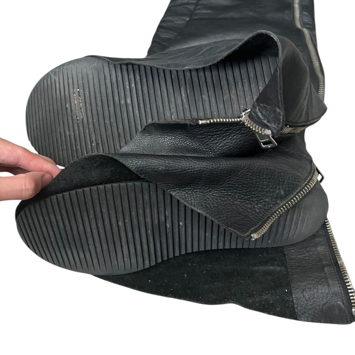 Rick Owens Rick Owen’s leather fetish boots Size US 10 / EU 43 - 5 Thumbnail