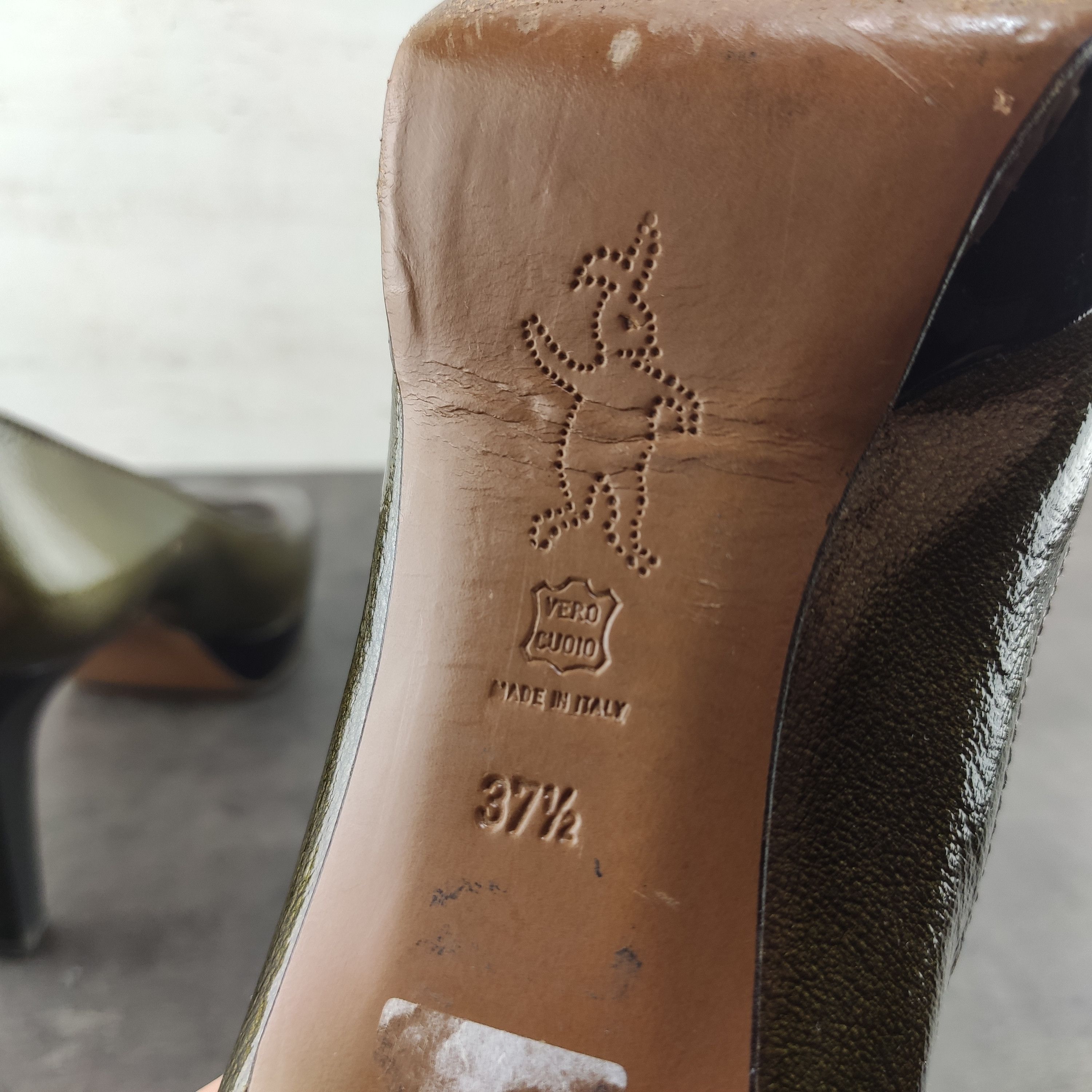 Marni Marni green patent leather heels 37.5 Size US 7.5 / IT 37.5 - 7 Thumbnail