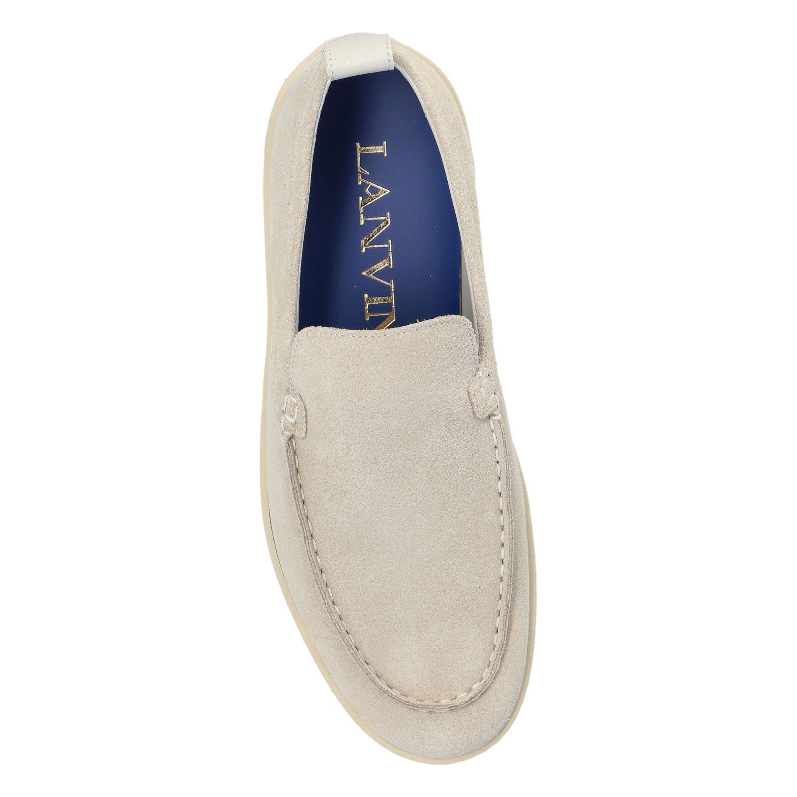 Lanvin Lanvin White Suede Loafers New & Authentic (Men's size:10;) Size US 10 / EU 43 - 4 Thumbnail