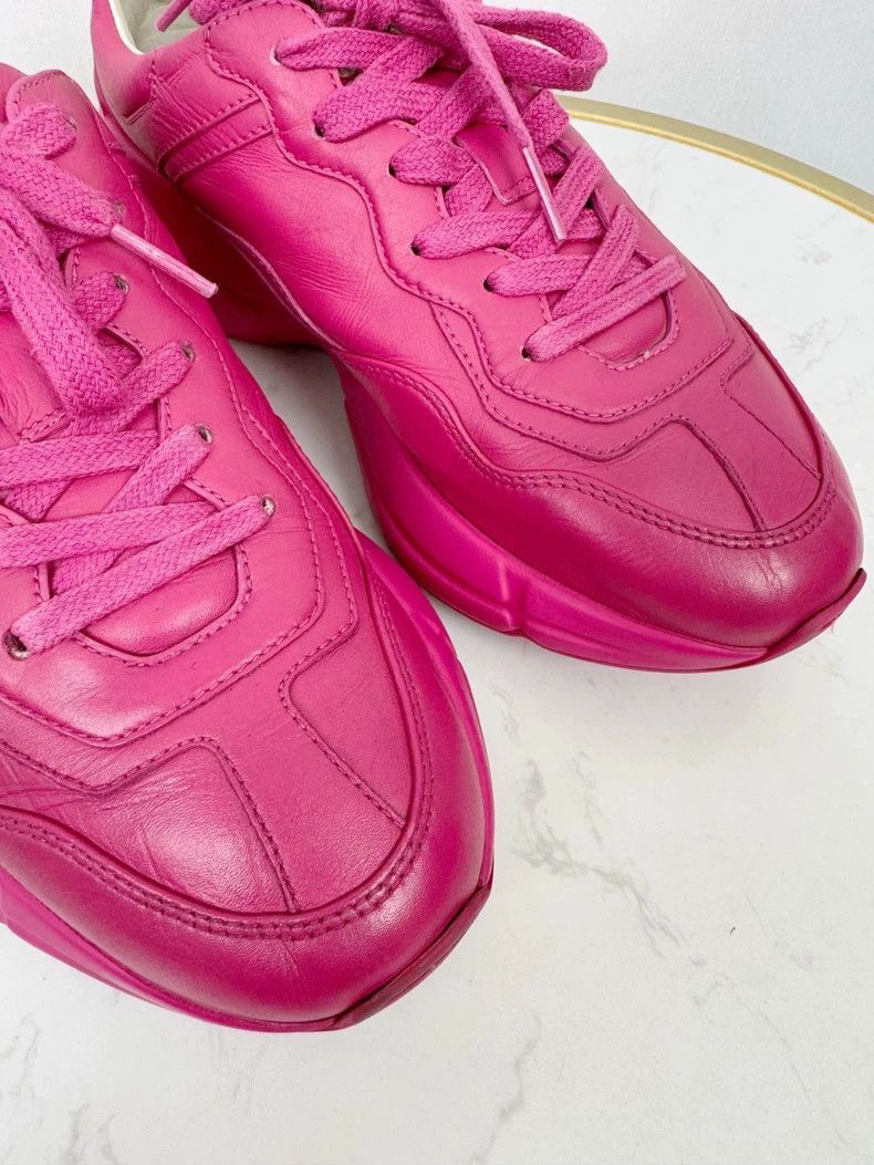 Gucci Gucci Pink Dad Sneakers Size 37-2506 Size US 6.5 / EU 39-40 - 2 Thumbnail