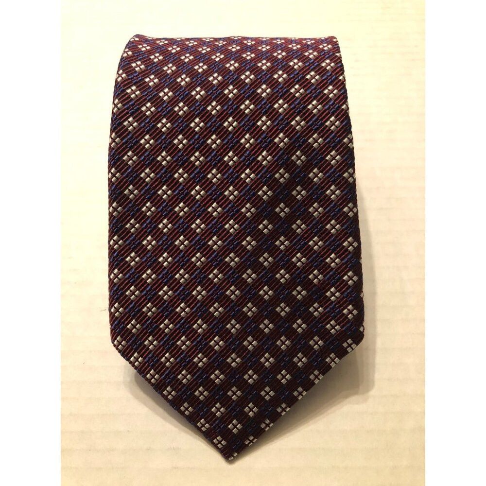 XMI Platinum xmi platinum men's new dark purple silk tie 3 3/4" X 59" Size ONE SIZE - 1 Thumbnail
