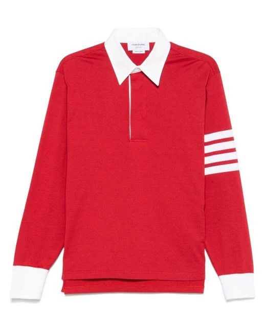 o1s22i1n1124 Oversized Polo Shirt in Red