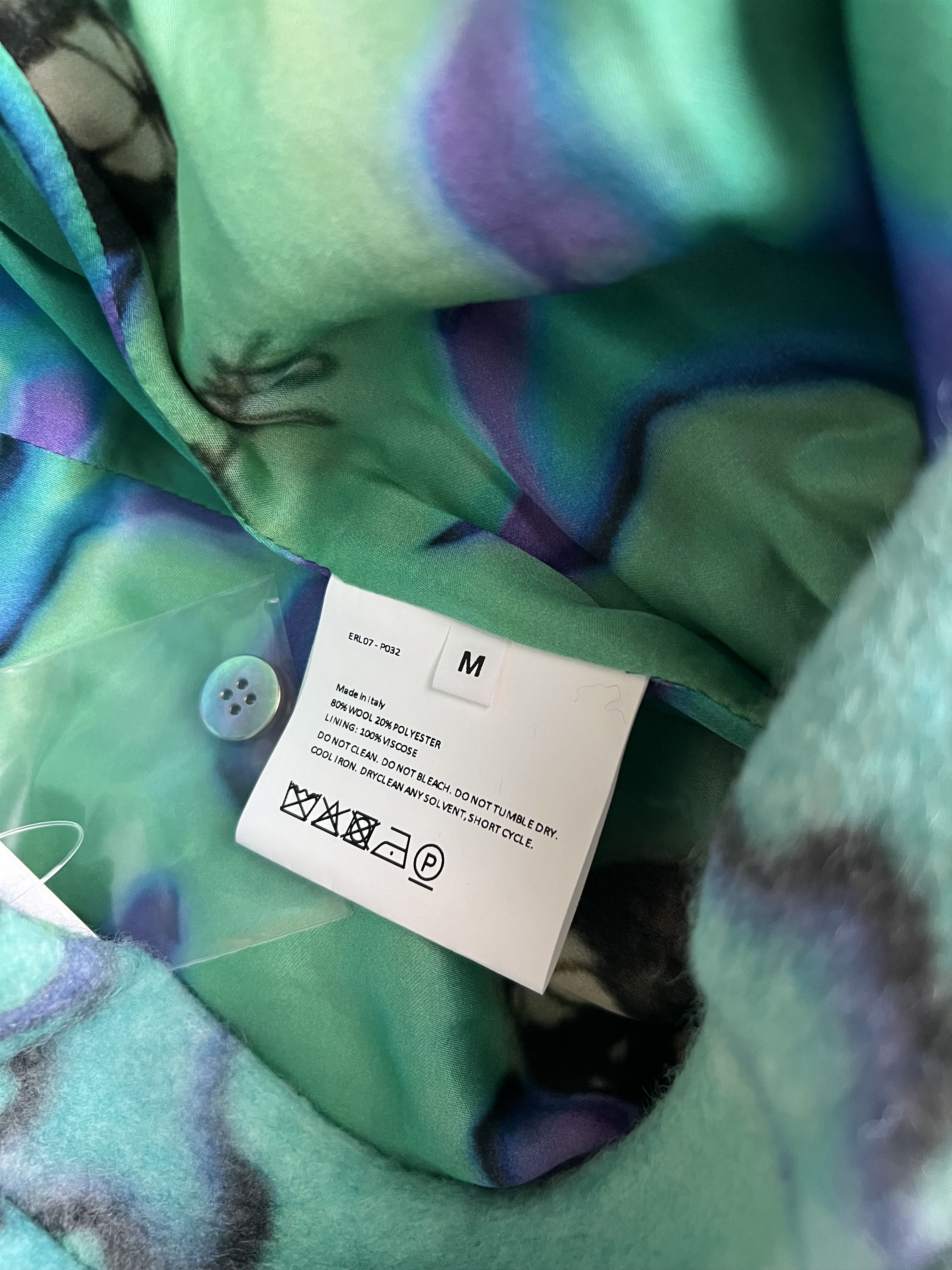 ERL ERL Back Vent Straight Leg Woven Pants in Blue Green (Rare) Size US 32 / EU 48 - 10 Thumbnail