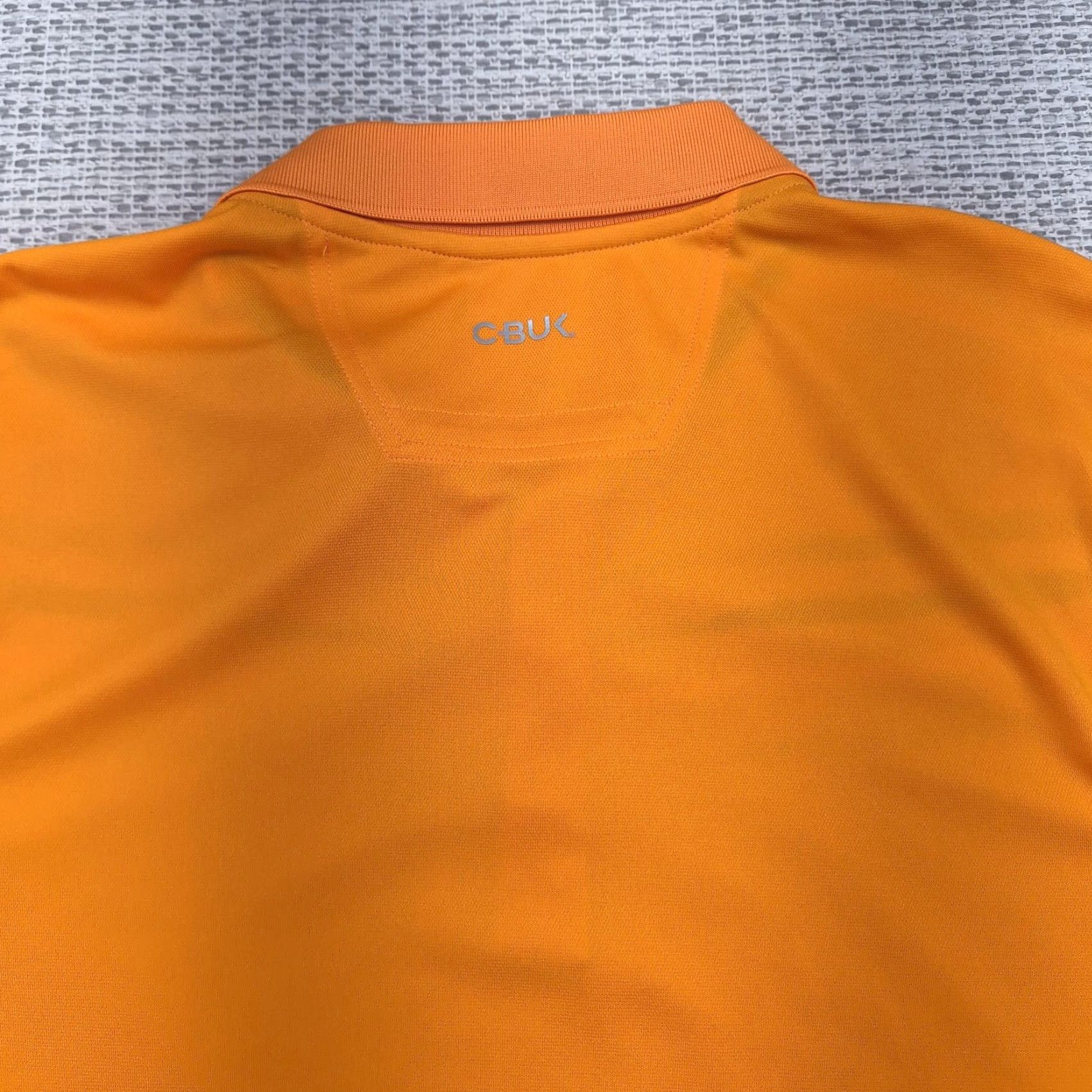 Vintage CBUK Golf Polo Shirt Mens L Orange Stripe Short Sleeve Knit Performance Size US L / EU 52-54 / 3 - 7 Thumbnail