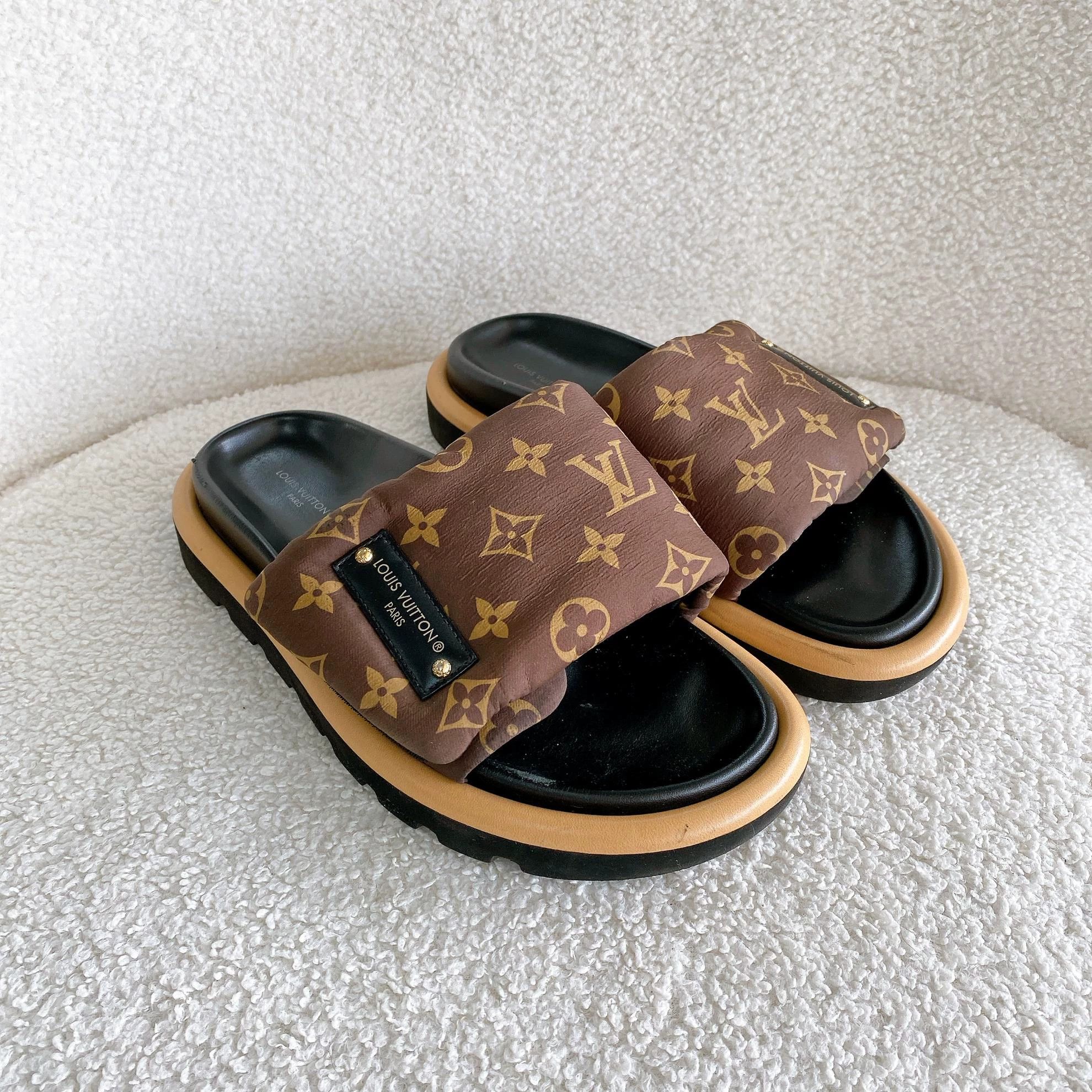 Louis Vuitton Louis Vuitton Monogram Slippers EU 37 Size US 6.5 / IT 36.5 - 2 Thumbnail
