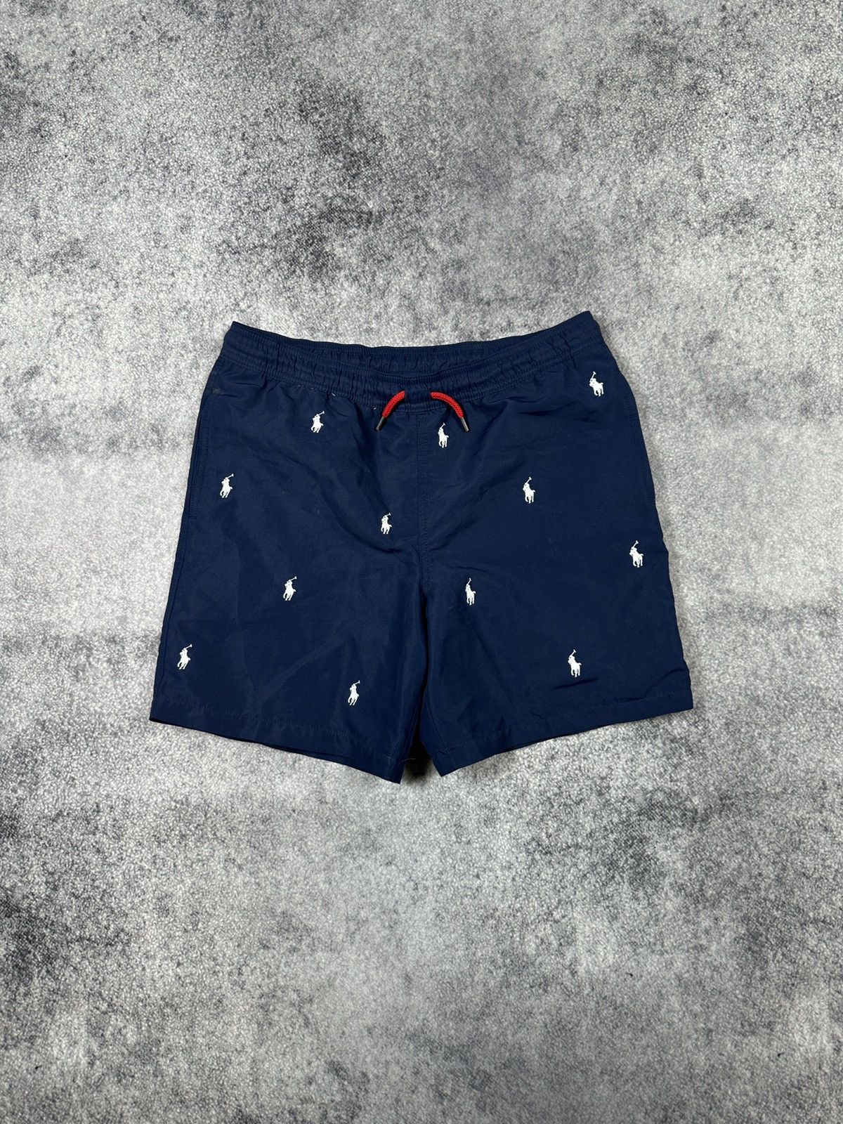 Polo Ralph Lauren Y2K Polo Ralph Lauren Monogram Casual Shorts Streetwear Rare Size US 29 - 1 Thumbnail