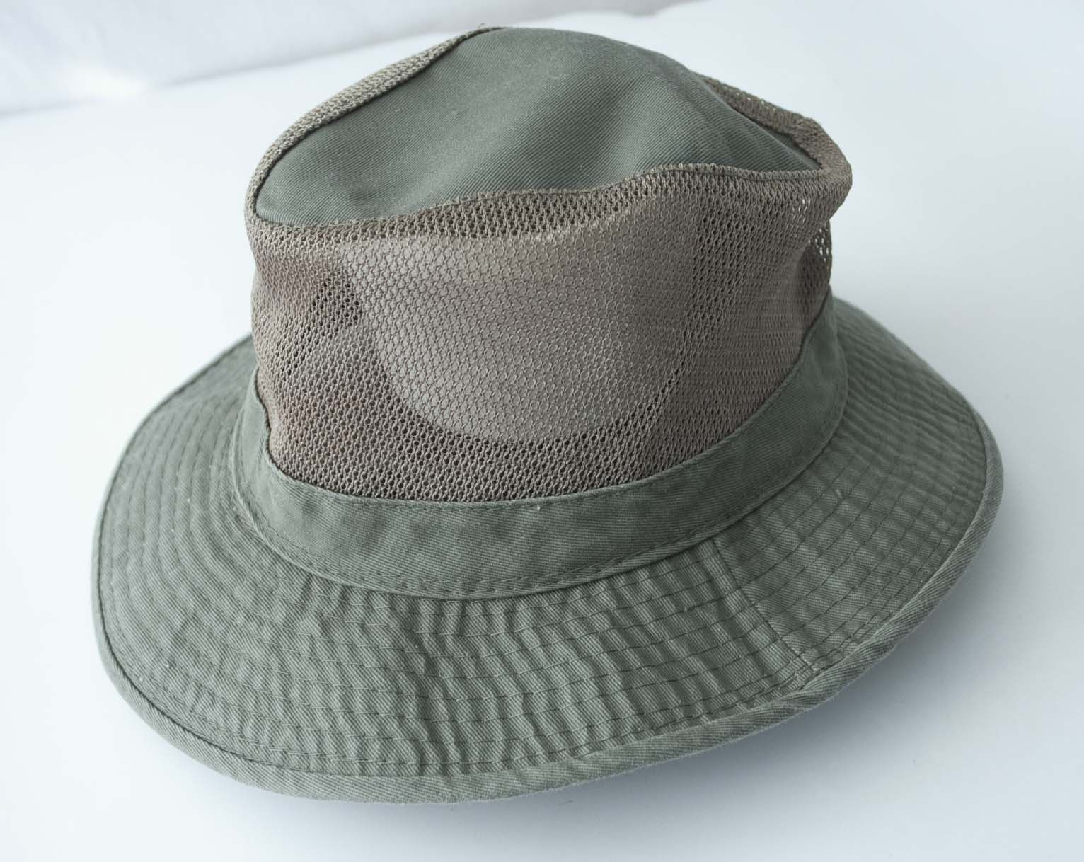 Woolrich Woolen Mills Woolrich Bucket Hat Size M Dark Green Mesh Size ONE SIZE - 3 Thumbnail