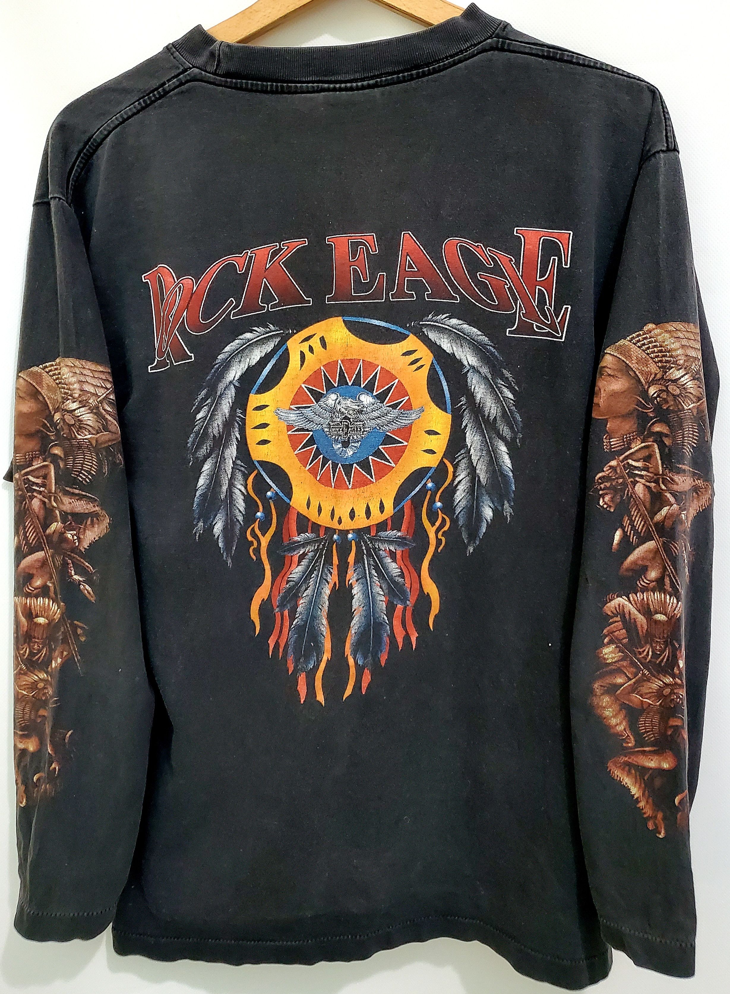 Vintage Vintage 90 American Eagle Rock Longsleeve size L Size US L / EU 52-54 / 3 - 4 Thumbnail