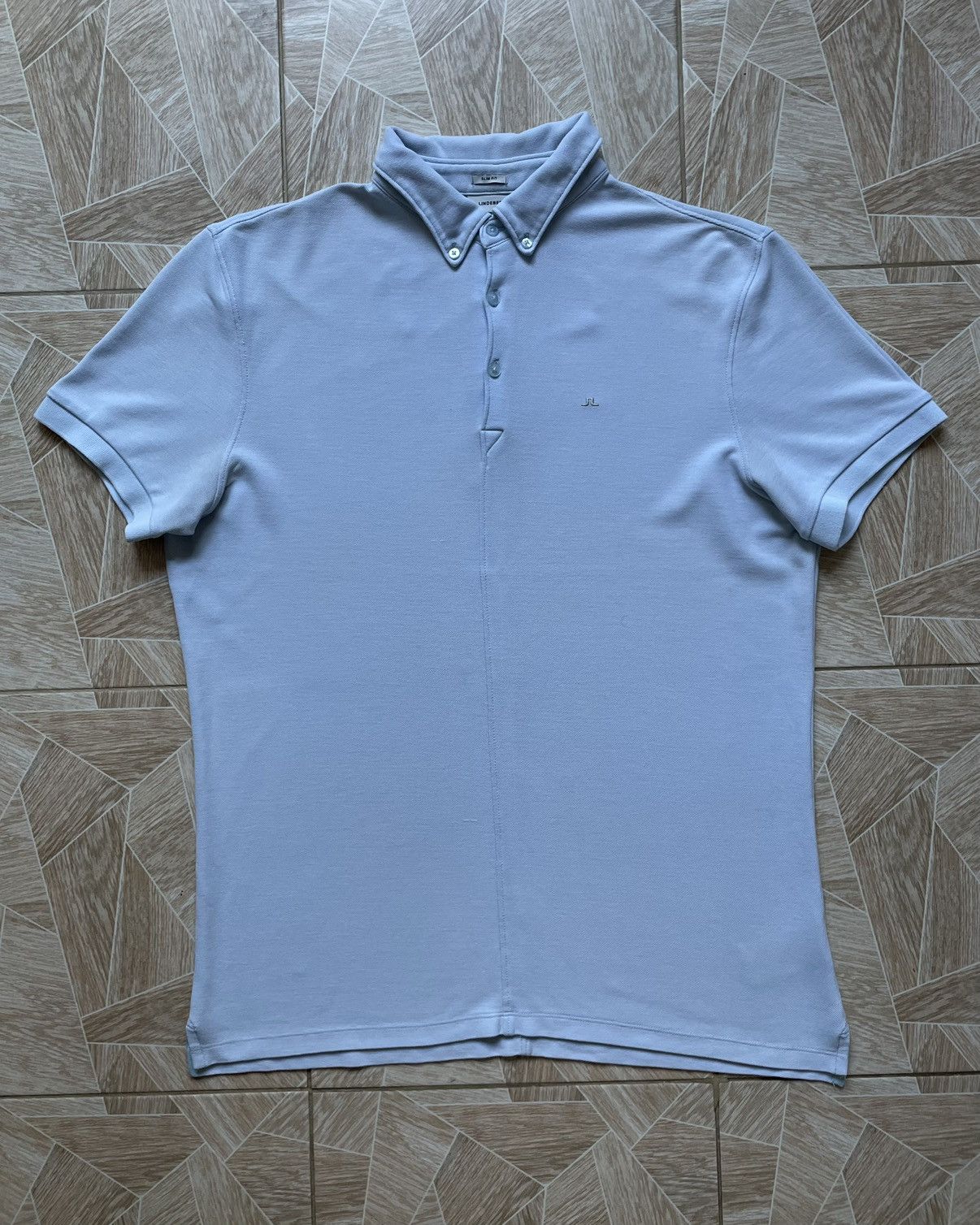 J.Lindeberg Rare Sport J. Lindeberg Sky Color Slim Fit Polo Tee XL Size US XL / EU 56 / 4 - 1 Thumbnail