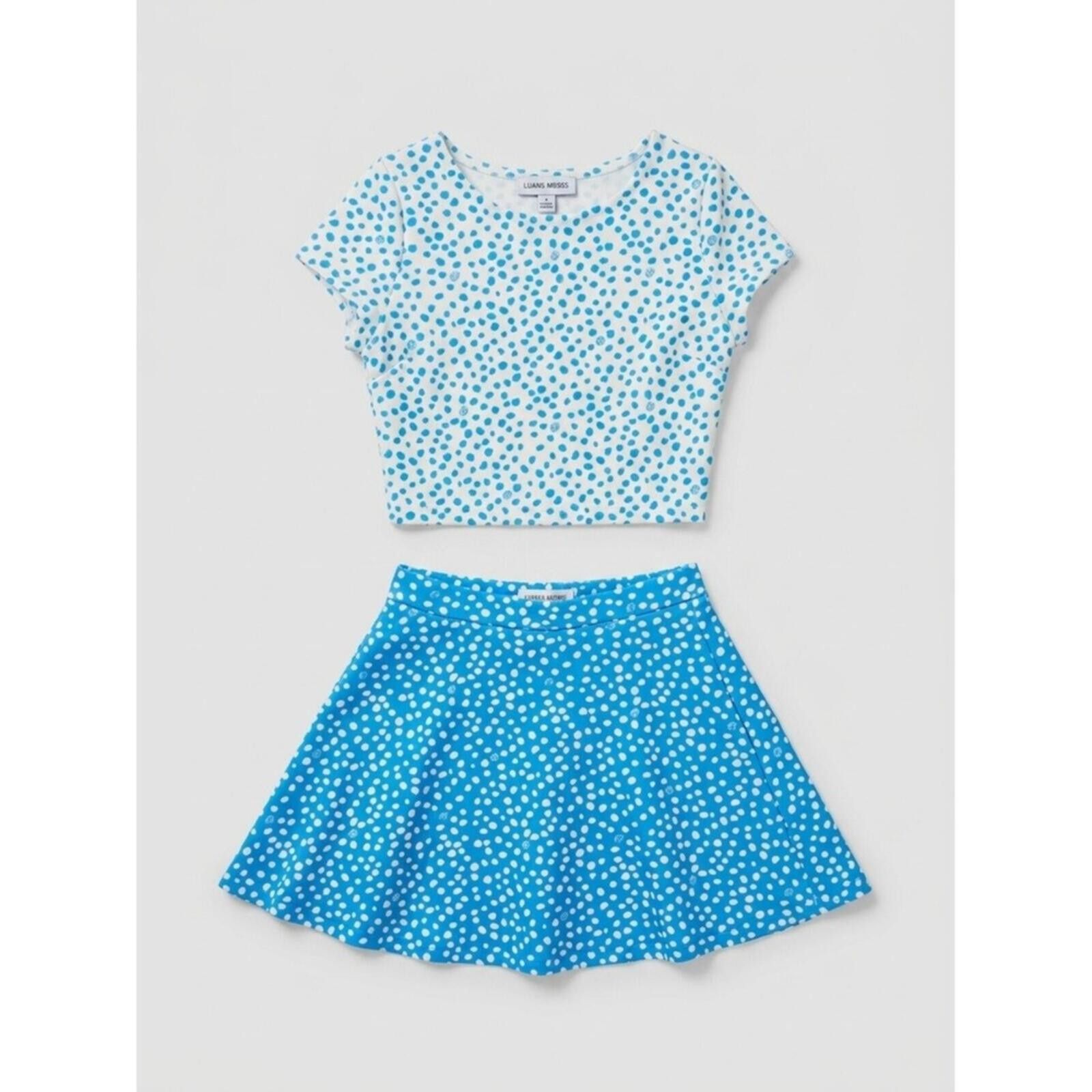 Other Lilly Pulitzer Blue and White Polka Dot Skirt Size ONE SIZE - 1 Thumbnail