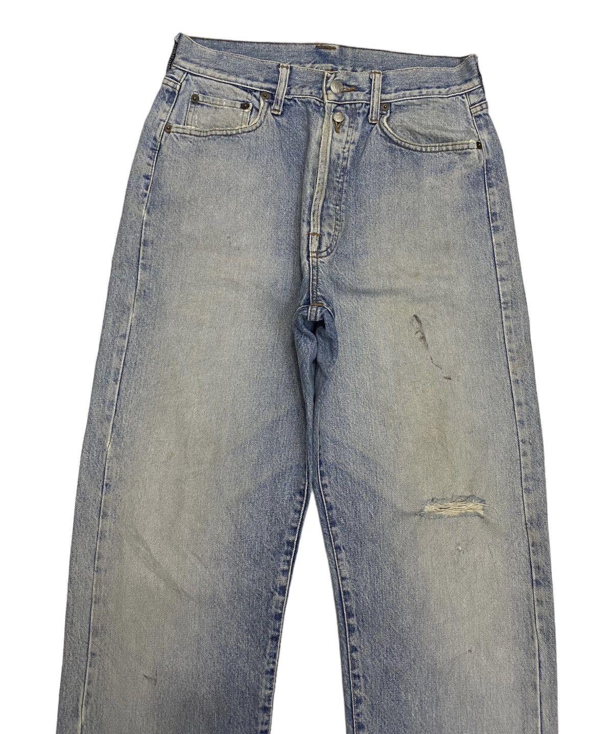 If Six Was Nine BAGGY JEANS REPLAY DISTRESSED DENIM JEANS Size US 30 / EU 46 - 3 Thumbnail