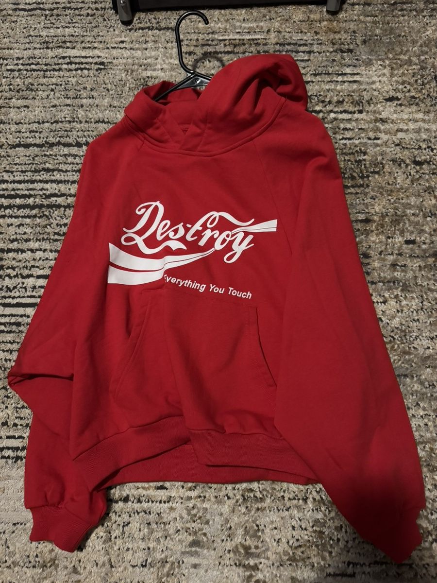 Japanese Brand × Vintage War Paint Destroy Everything U Touch Hoodie Size US S / EU 44-46 / 1 - 1 Thumbnail