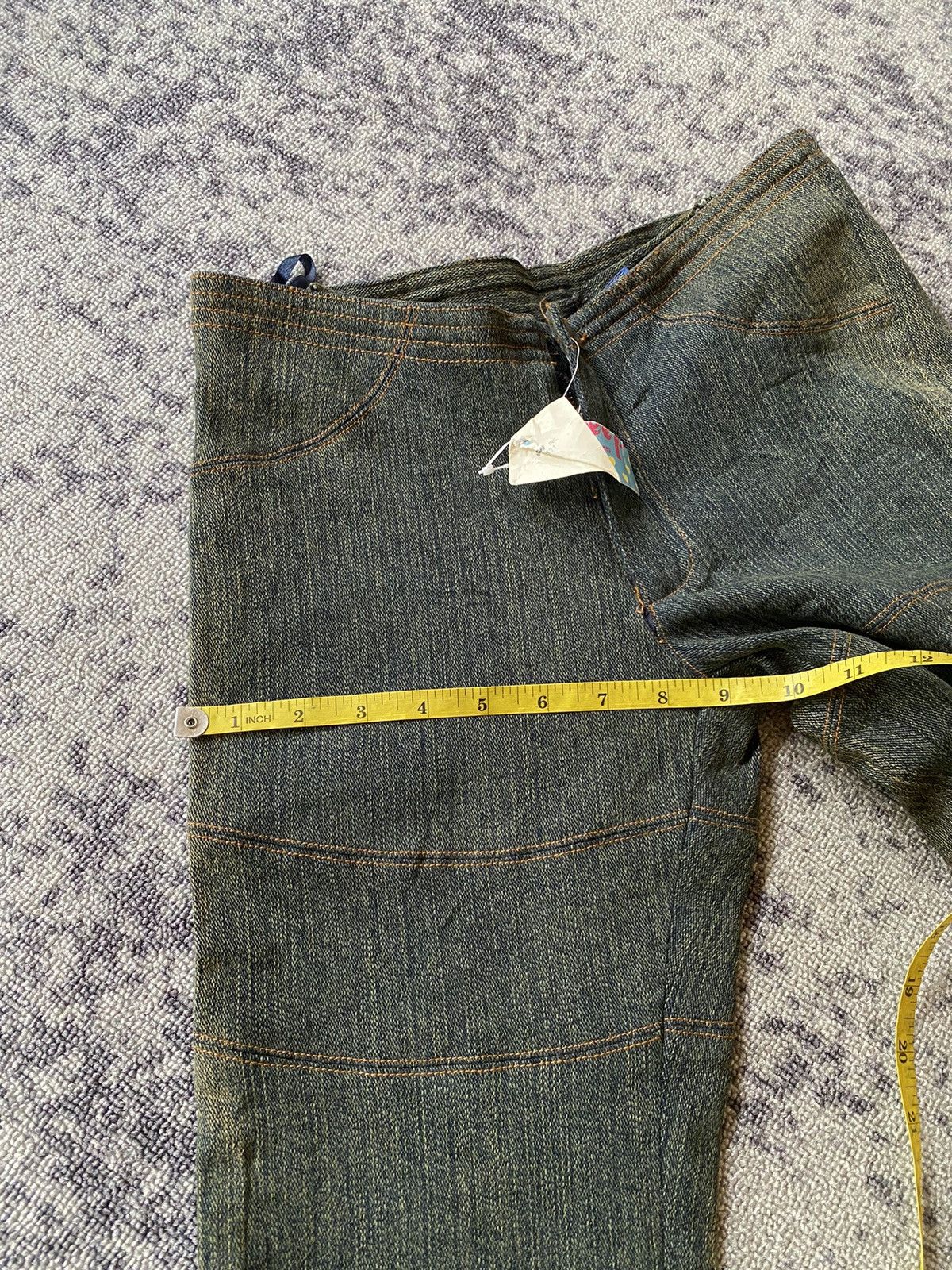 Le Grande Bleu (L.G.B.) Y2k deep ifsixwasnine lgb goa style flare jeans Size US 28 / EU 44 - 13 Thumbnail