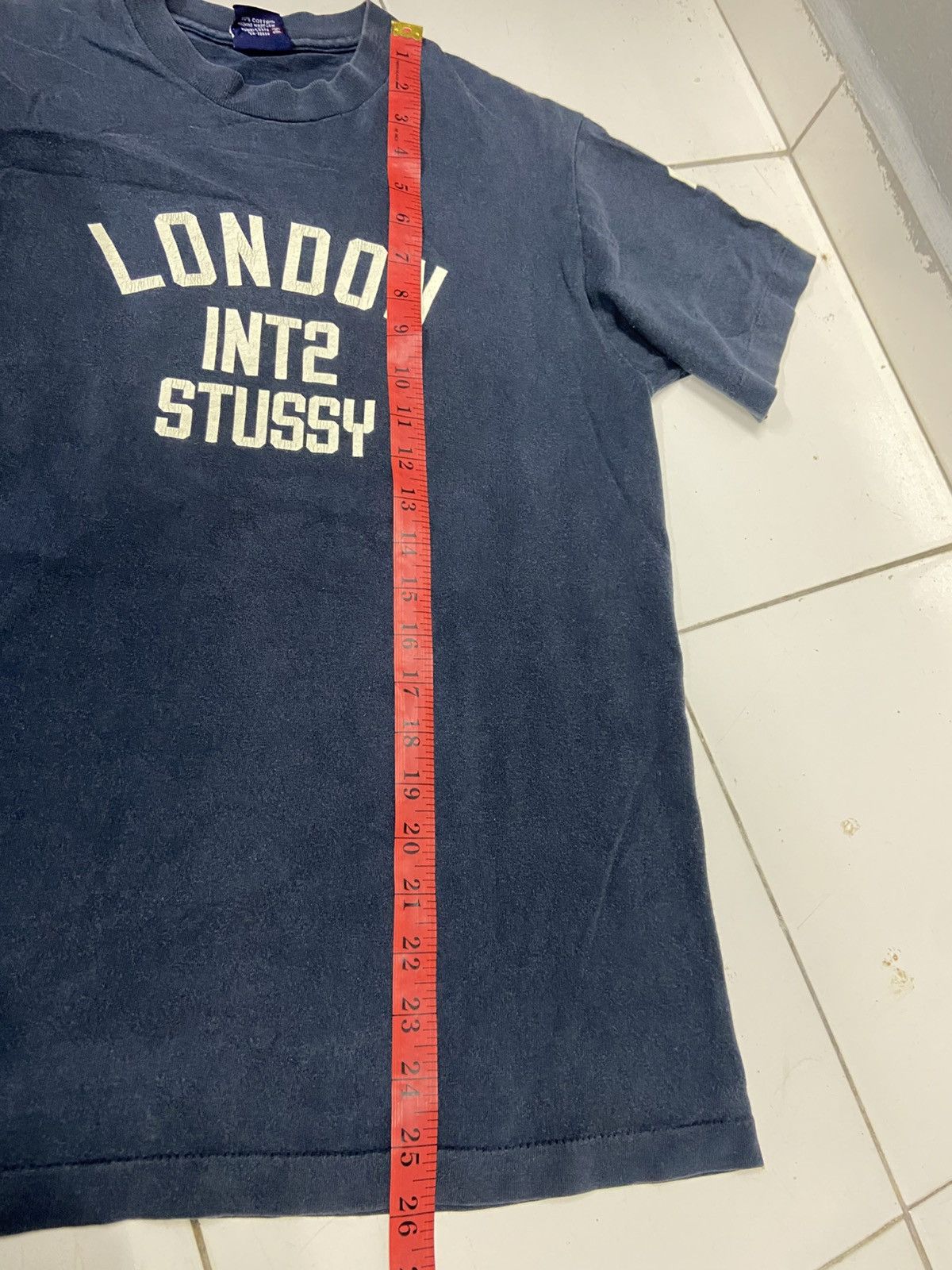 Stussy VINTAGE 90’s STUSSY LONDON INT2 TEE SHIRT Size US S / EU 44-46 / 1 - 13 Thumbnail