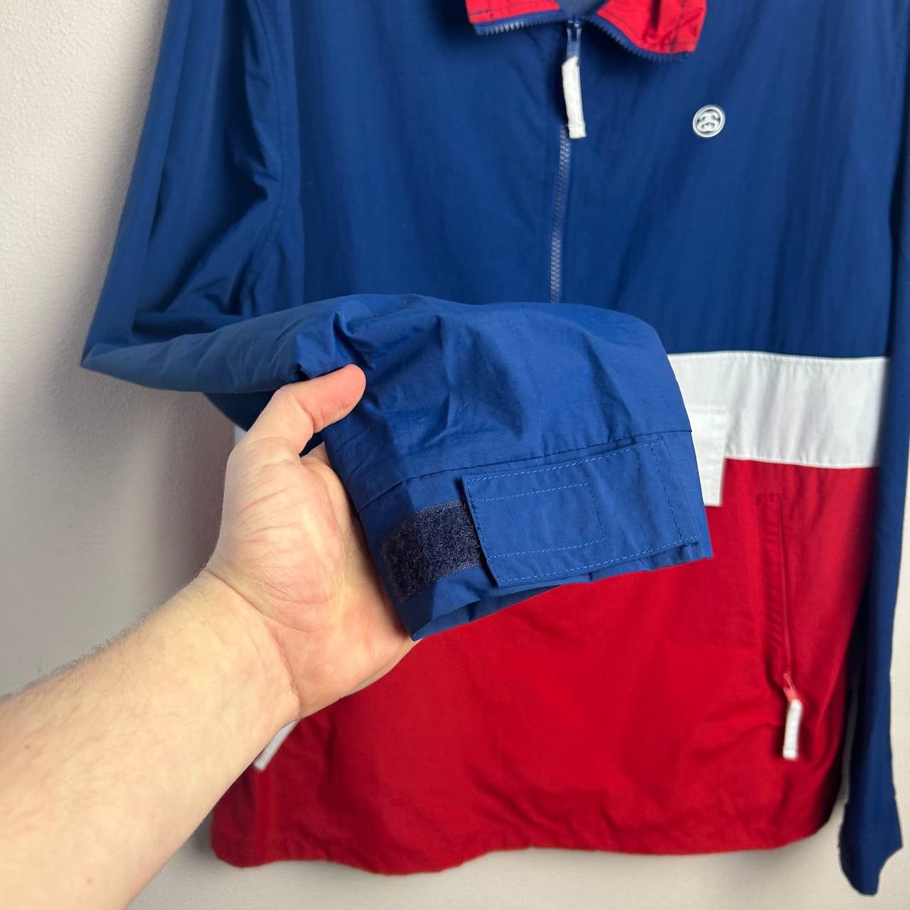 Stussy Mens Stussy Small logo Anorak nylon y2k japan jacket Size US XL / EU 56 / 4 - 7 Thumbnail