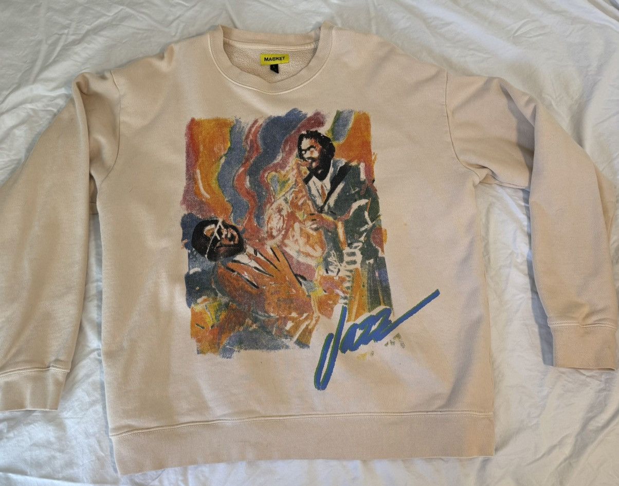 Market MARKET (Chinatown Market) Jazz Workshop Graphic Sweatshirt Size US L / EU 52-54 / 3 - 1 Thumbnail