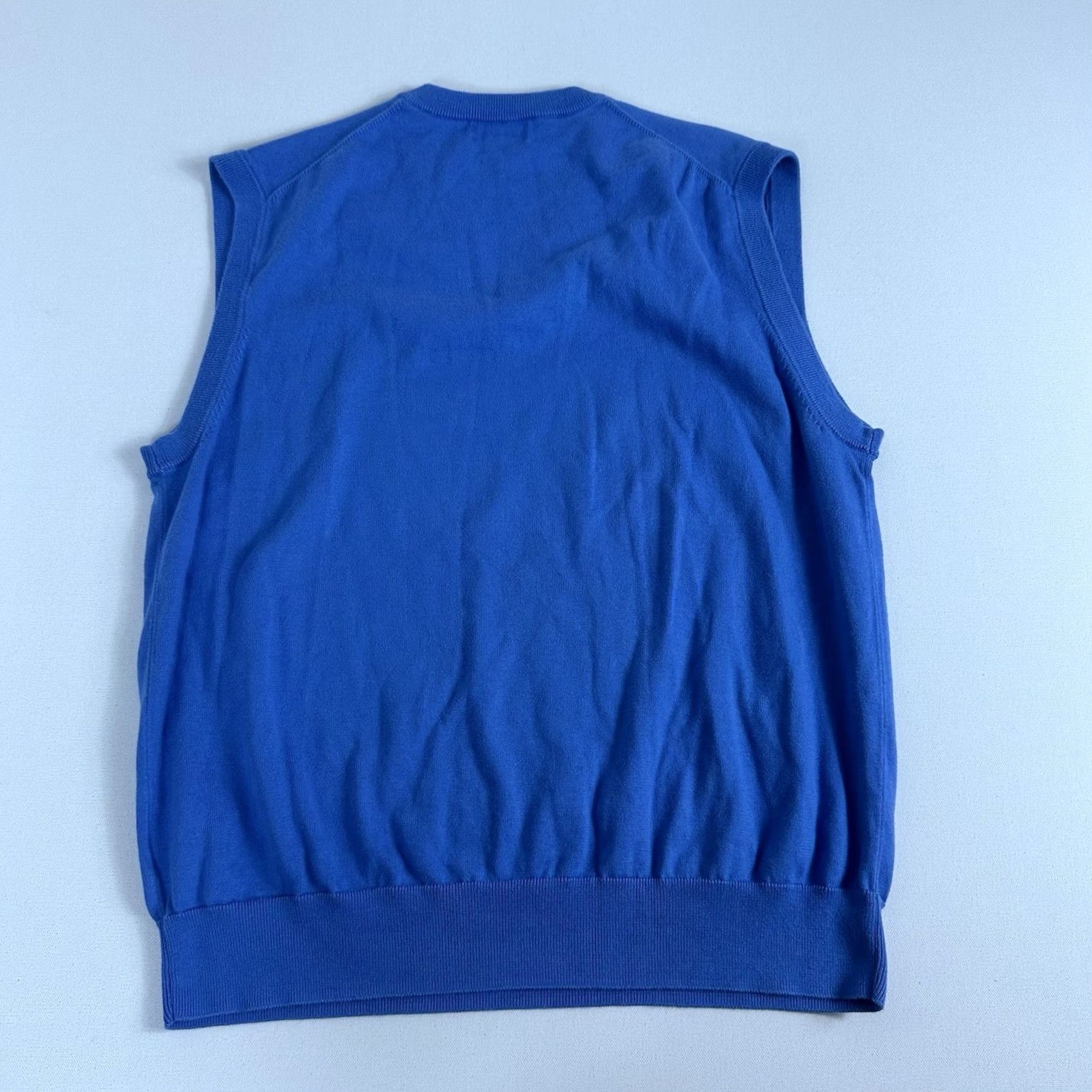 Brooks Brothers Brooks Brothers Sweater Vest Mens XL V-Neck Blue Preppy Pullover Supima Cotton Knit Vest Regular Pocketless? Size US XL / EU 56 / 4 - 2 Thumbnail