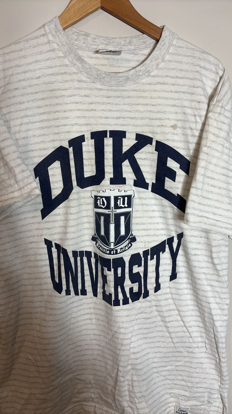 Vintage Vintage Cotton Exchange Duke Blue Devils Shirt Size US XL / EU 56 / 4 - 2 Thumbnail