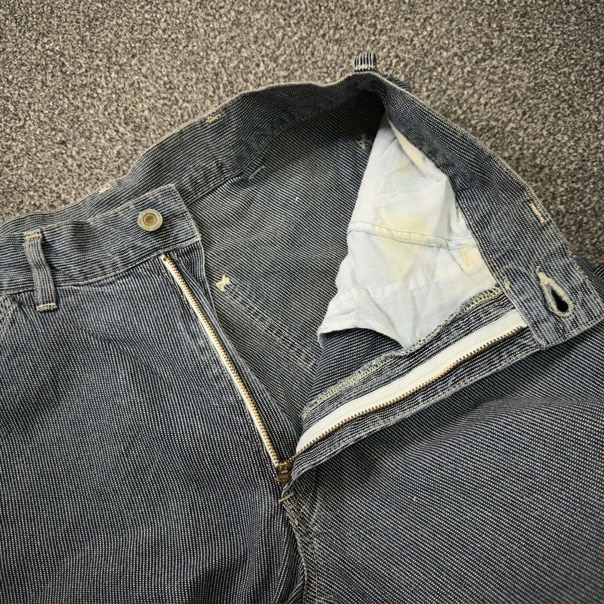Japanese Brand Vintage 90s Blue Way Carpenter Pants y2k Style Size US 32 / EU 48 - 14 Thumbnail