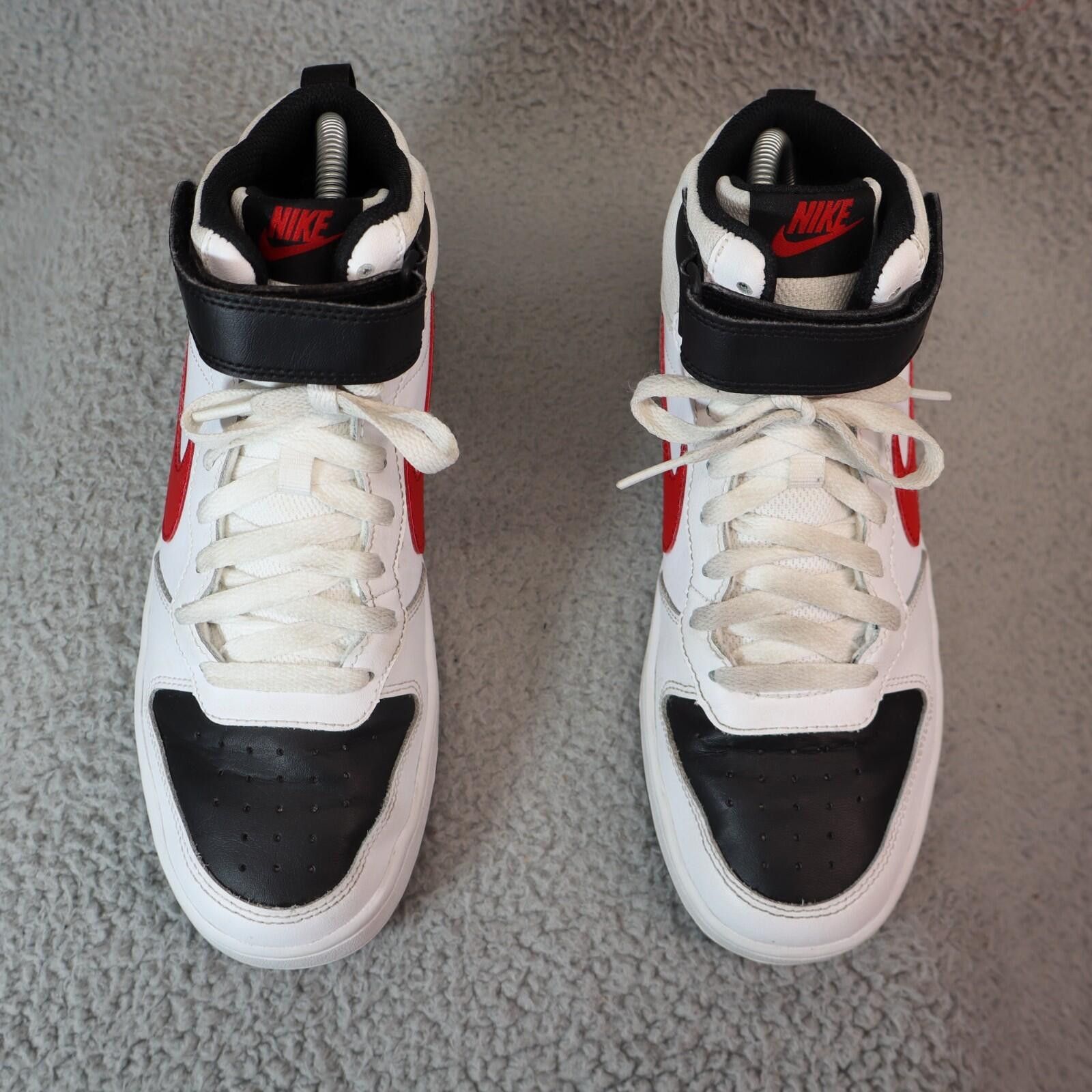 Nike Nike Court Borough Mid 2 University Red (GS) 7Y CD7782-110 Size US 7 / EU 40 - 3 Thumbnail