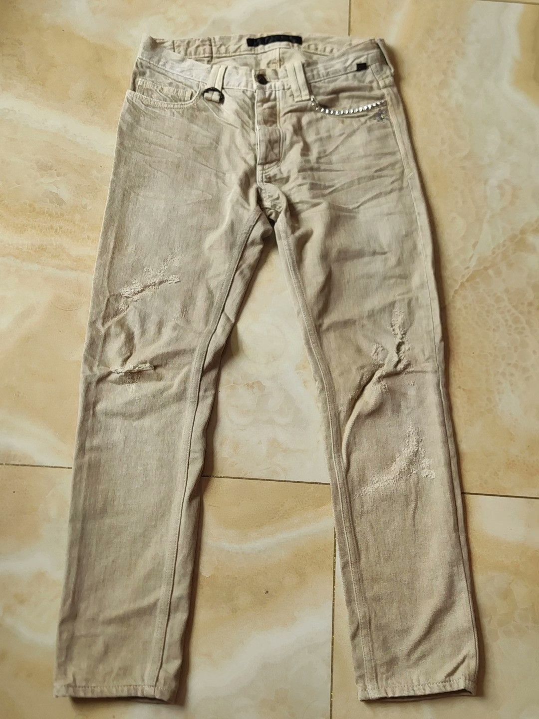 roarguns Roar Double Gun Khaki Jeans Size US 26 / EU 42 - 1 Thumbnail