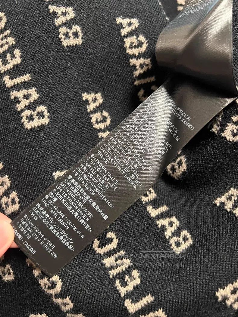 Balenciaga Balenciaga Double-Sided Letter Small Logo Knitted Jacket Size US M / EU 48-50 / 2 - 8 Thumbnail