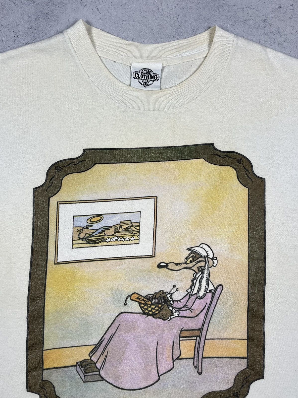Warner Bros Vintage Warner Bros Wile E Coyote Mom Cartoon T Shirt 1991 Size US M / EU 48-50 / 2 - 7 Thumbnail