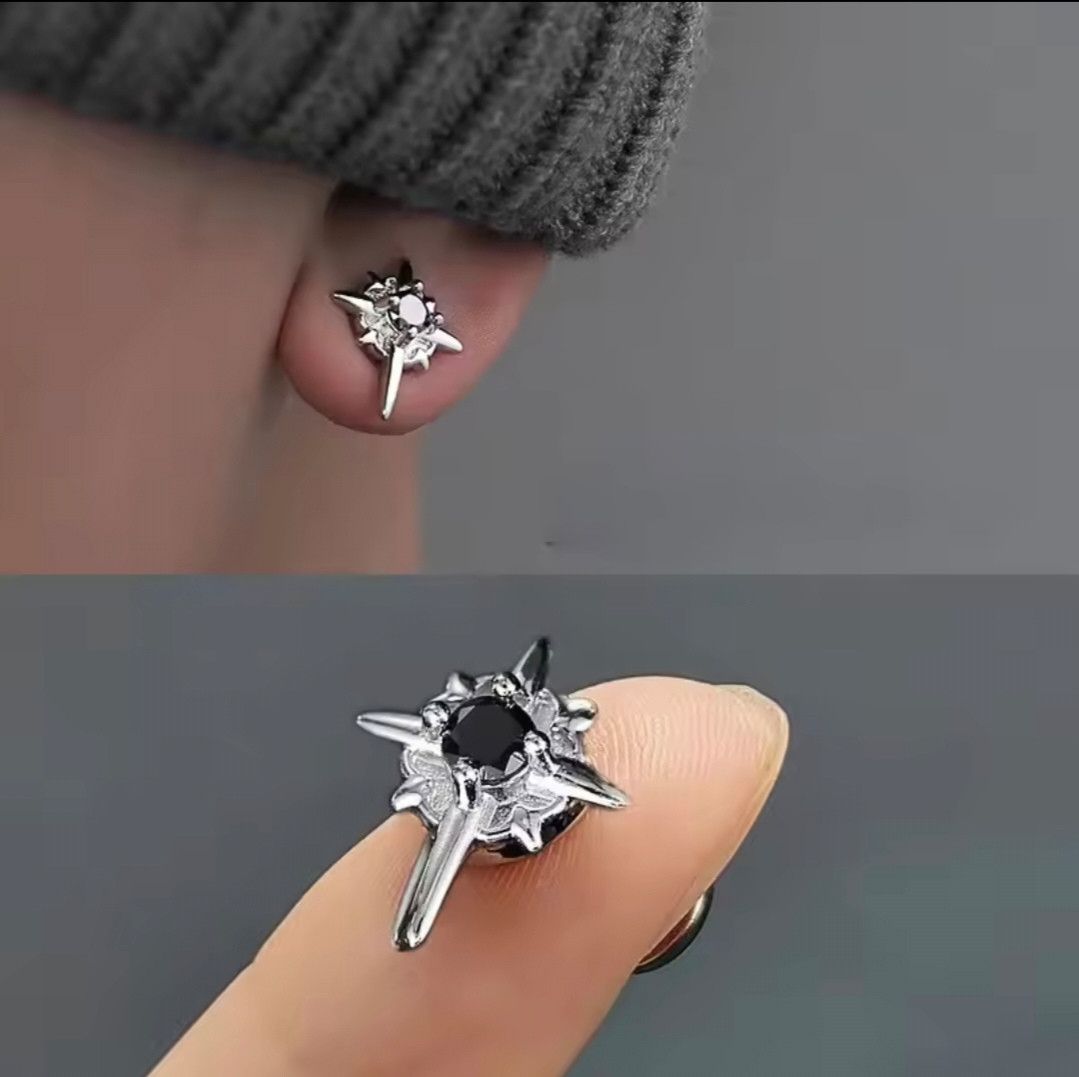 Jewelry 1 Pair North Star Magnet Ear Clip Size ONE SIZE - 1 Thumbnail
