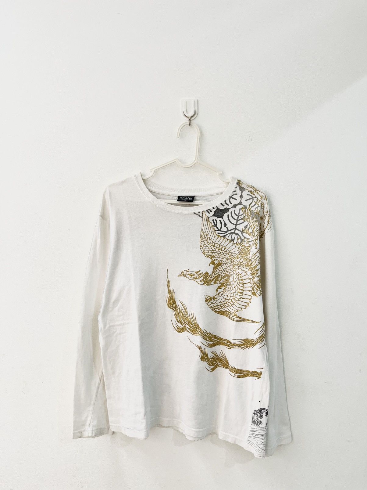 Japanese Brand Bullet Noise Sukajan Art Longsleeve Tee Size US L / EU 52-54 / 3 - 2 Thumbnail