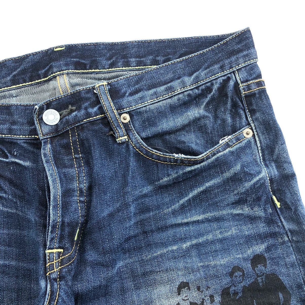 Hysteric Glamour × Japanese Brand × Yohji Yamamoto Vtg Hysteric Glamour “Blondie Is A Group!” Faded Denim Pants Size US 32 / EU 48 - 6 Thumbnail