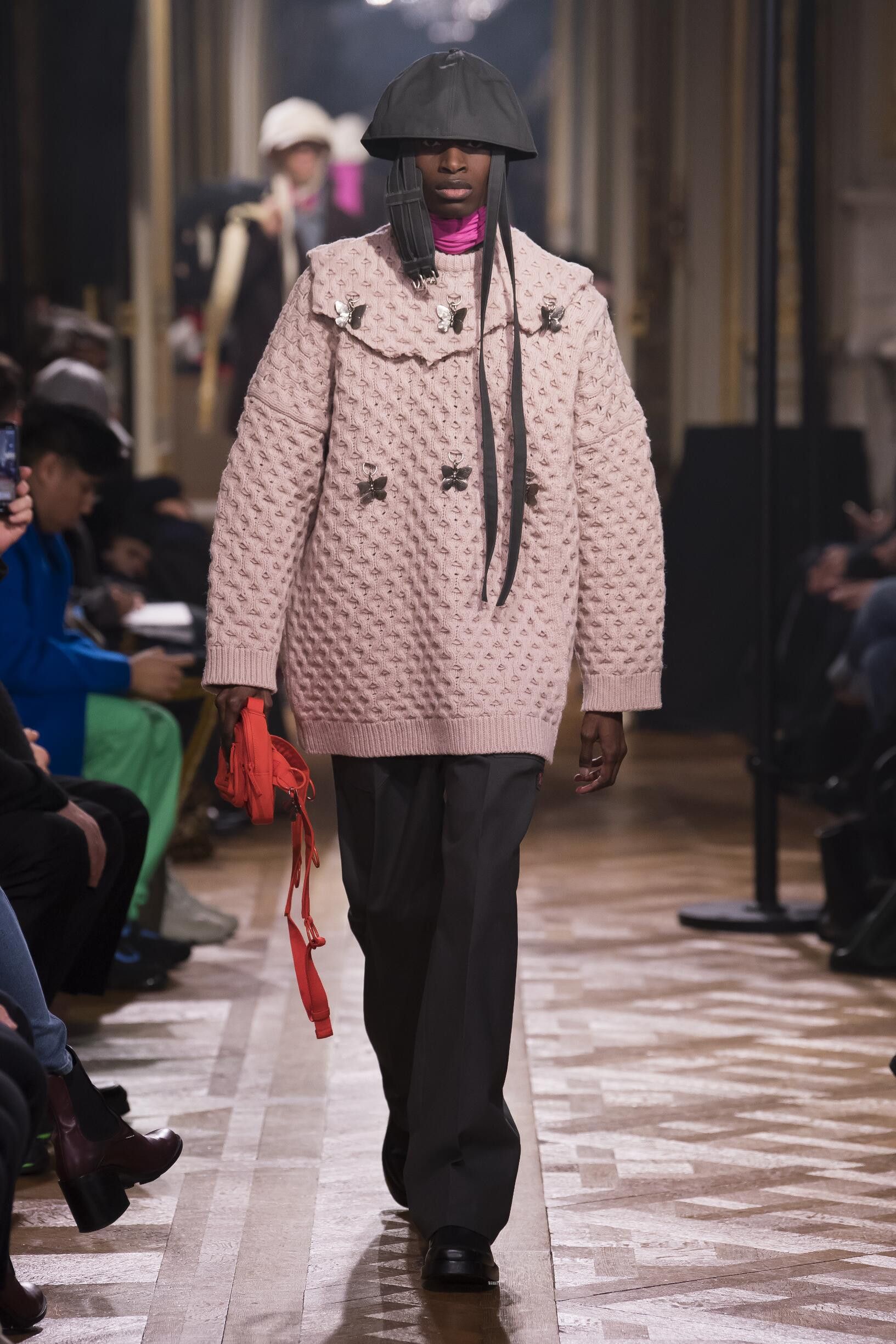 Raf Simons RAF SIMONS Butterfly Charm Knit Pullover (FW19) Size US S / EU 44-46 / 1 - 1 Thumbnail